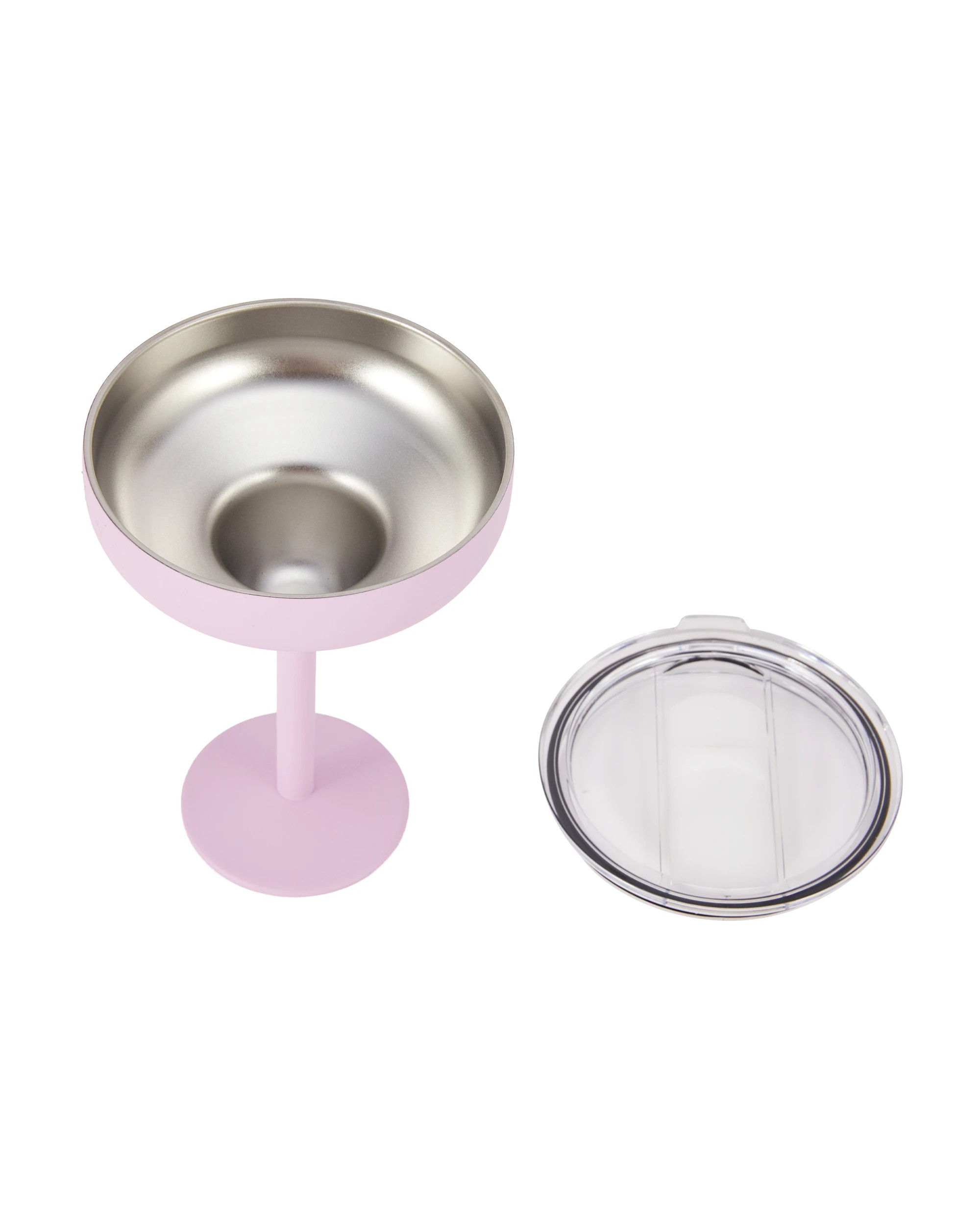 3 280ml Double Wall Cocktail Glass - Pink, 3 of 6