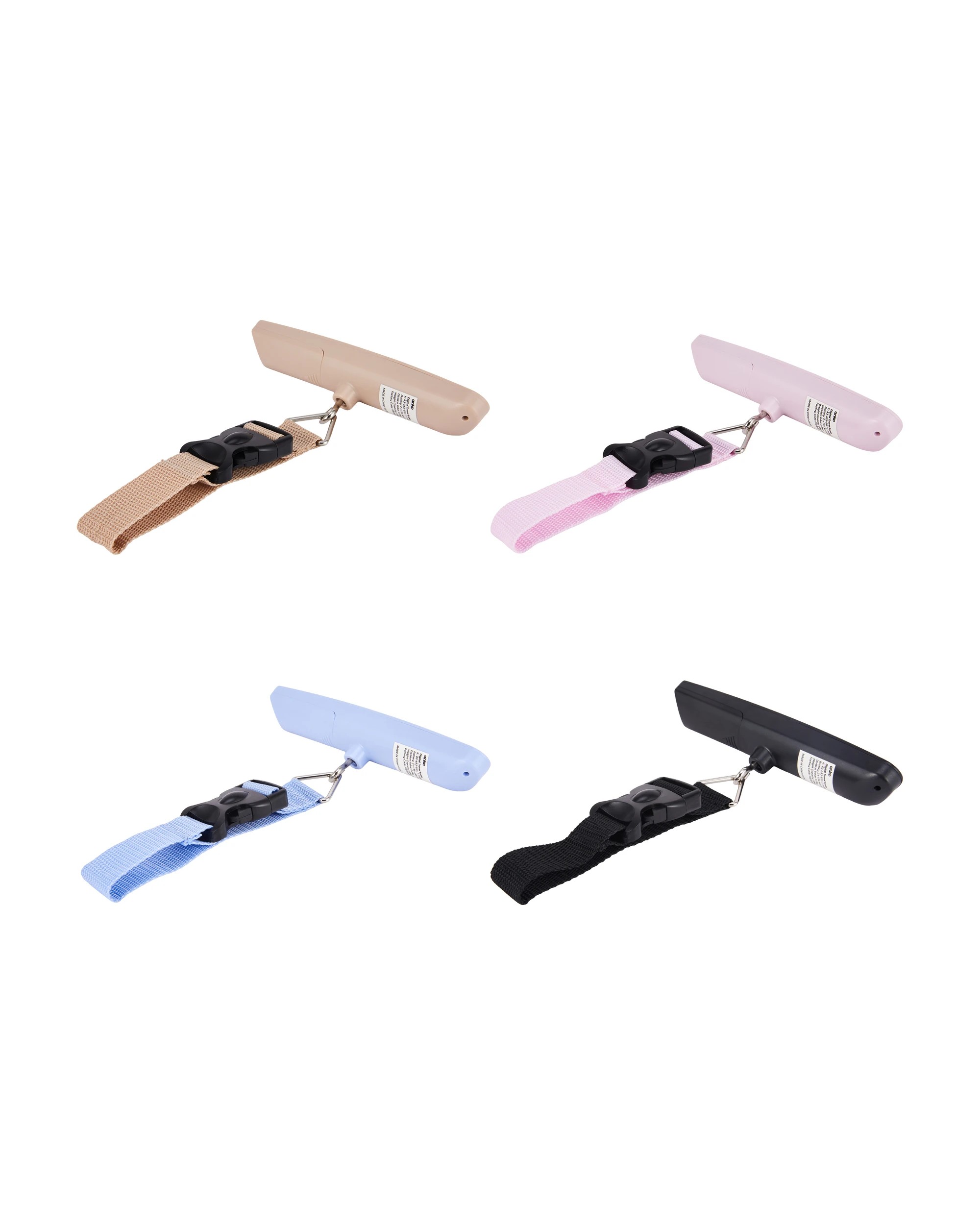 4 Digital Travel Scales - Assorted, 4 of 8