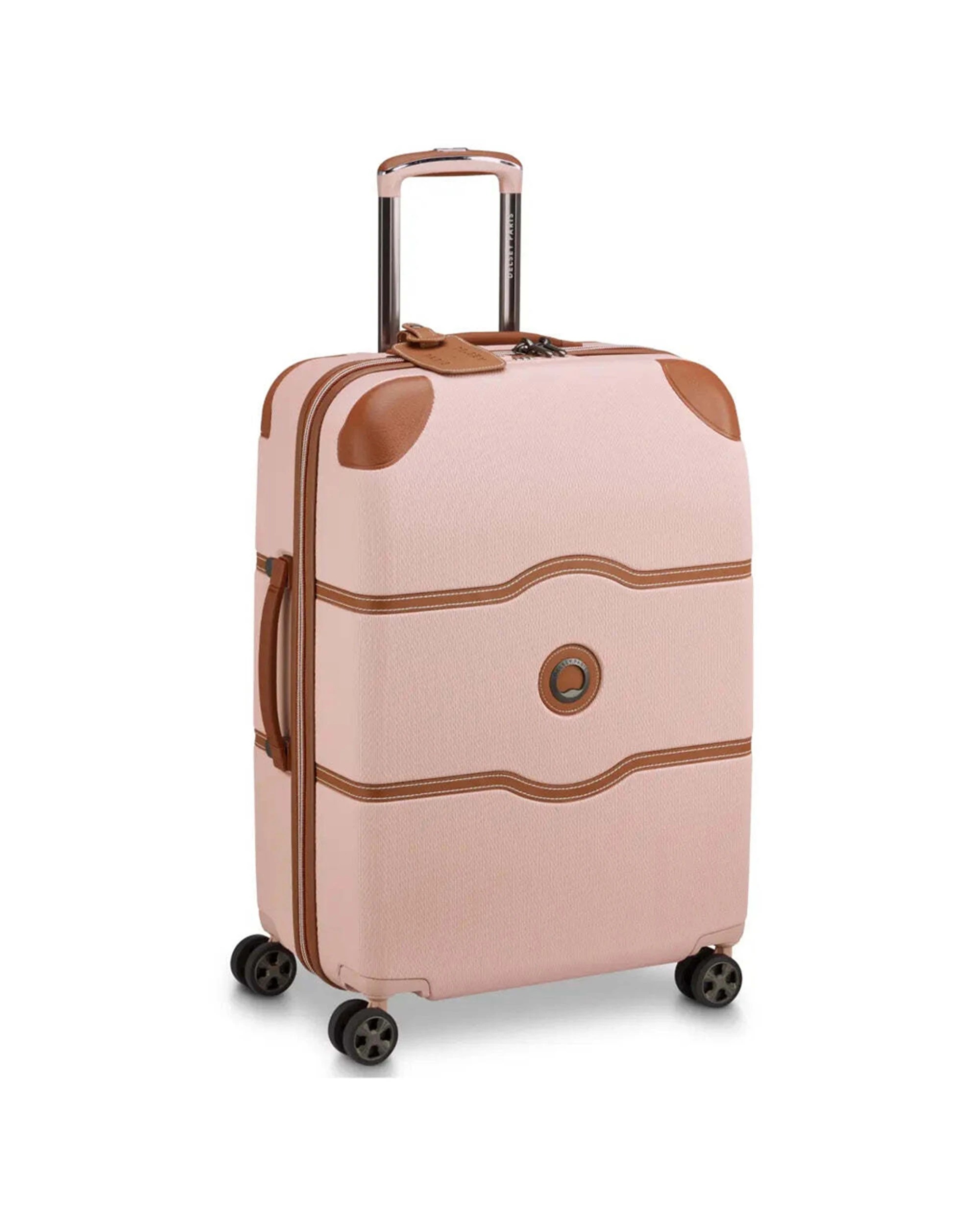 3 Delsey Chatelet Air 2.0 66 cm 4-Wheel Suitcase TSA Lock Patented Zip Secure - Pink, 3 of 6