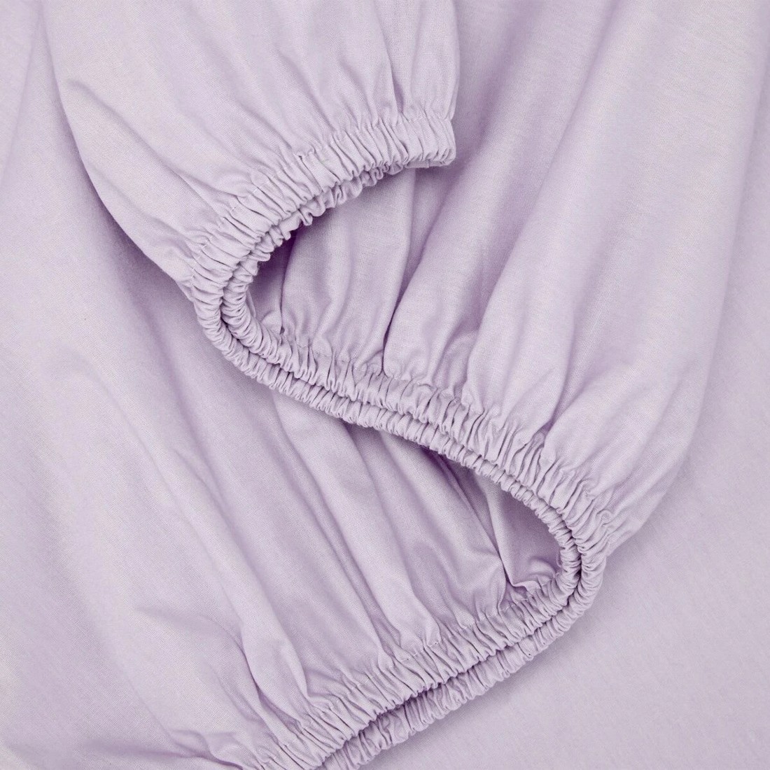 3 250 Thread Count Cotton Rich Sheet Set - Double Bed, Lilac, 3 of 7