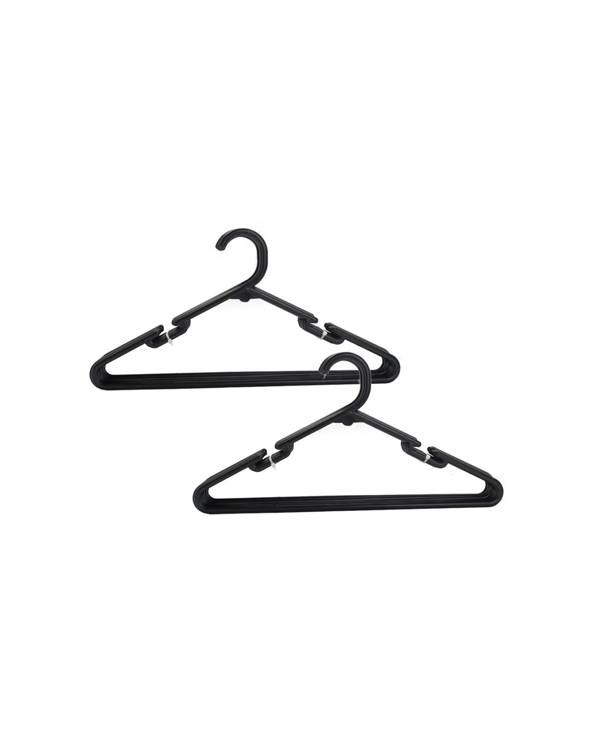 2 30pc Boxsweden 40cm Plastic Hanger/storage Wardrobe Organiser For Clothes/shirt
 - Clear, 2 of 3