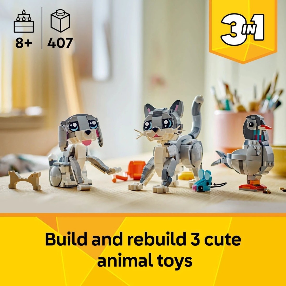 5 LEGO Creator Playful Cat 31163, 5 of 10