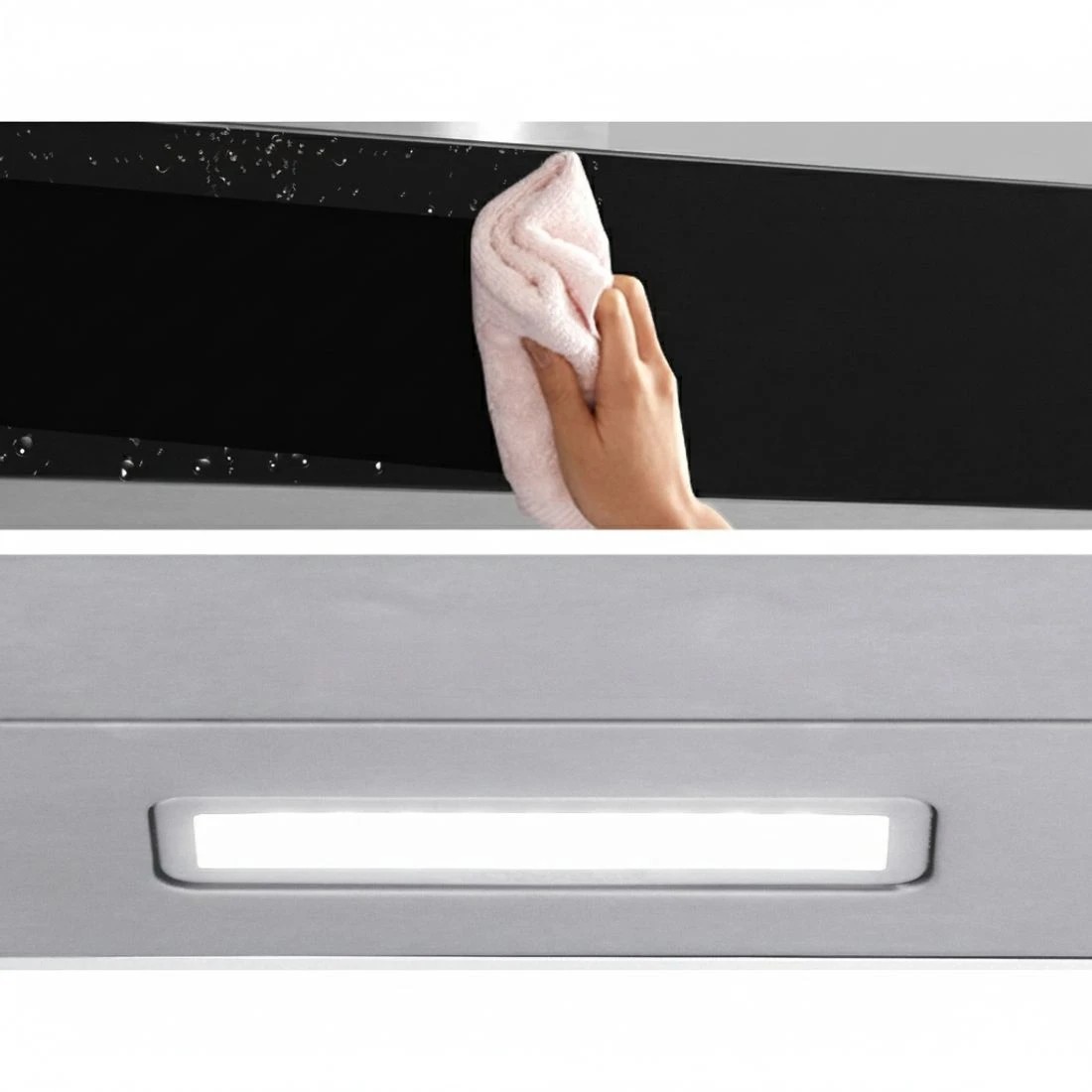 7 Devanti 900mm Range Hood 90cm Rangehood Glass Stainless Steel - Multi, 7 of 7