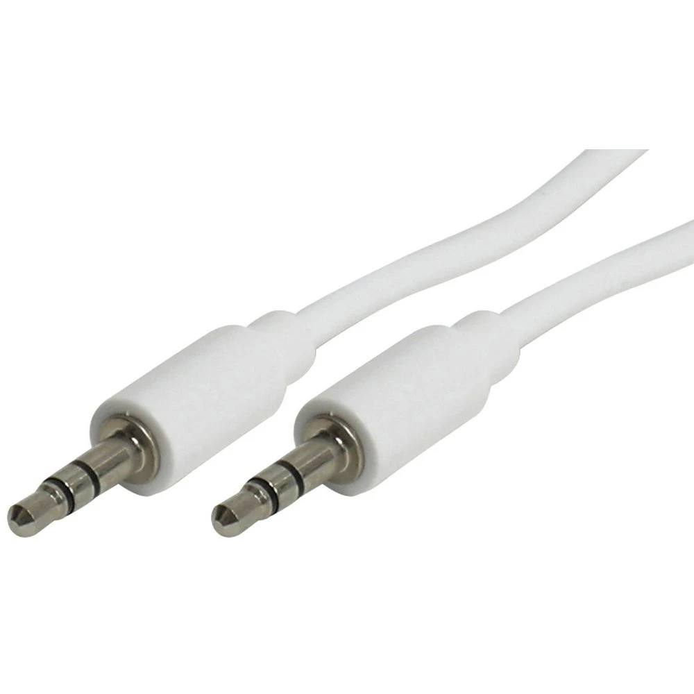 1 Comsol 3.5mm Male-Male Audio Cable 2m White, 1 of 1