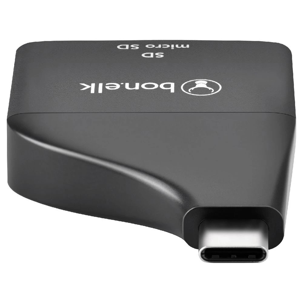 3 Bonelk USB-C to MicroSD/SD Adapter Black, 3 of 4