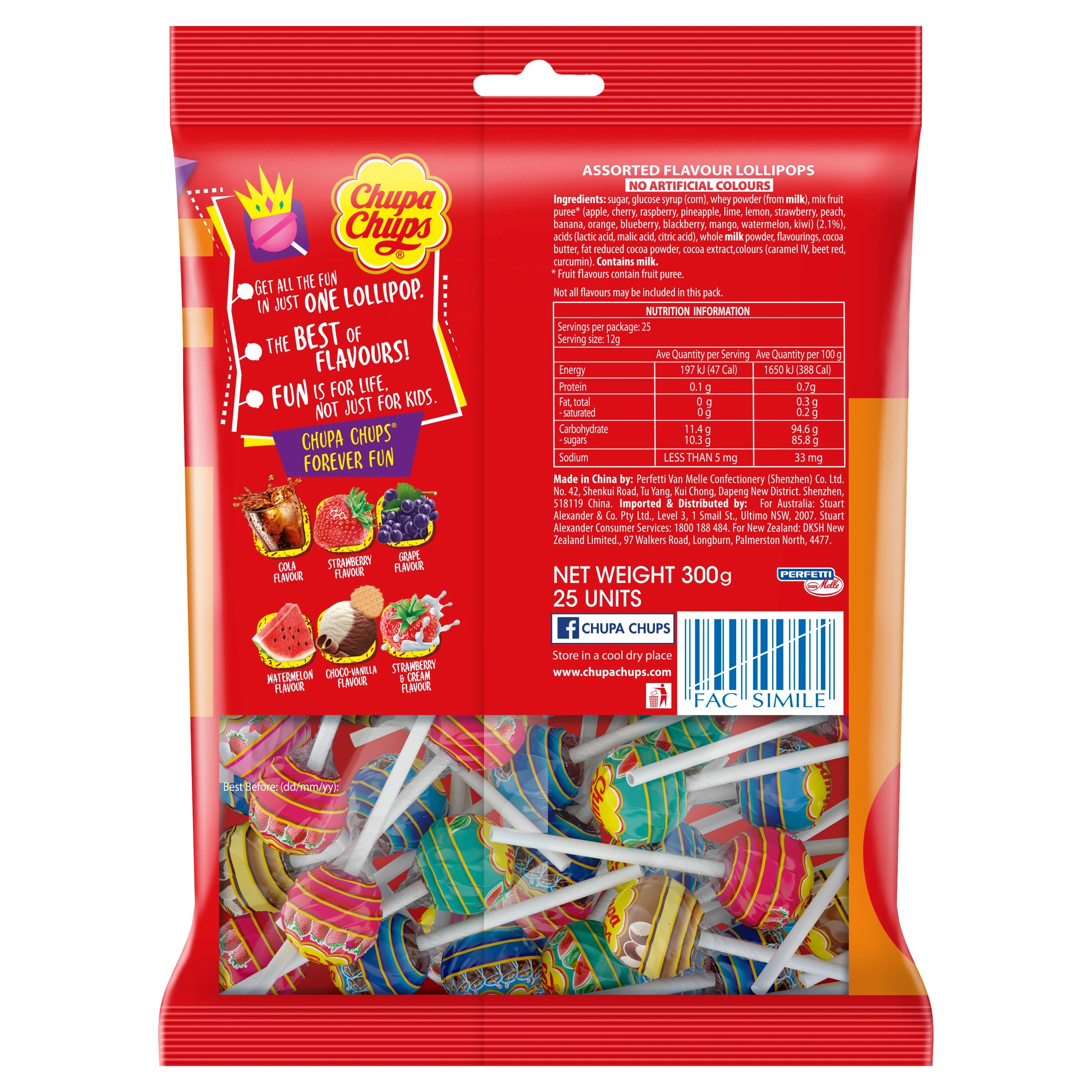 2 25 Pack Chupa Chups Lollipops 300g, 2 of 2