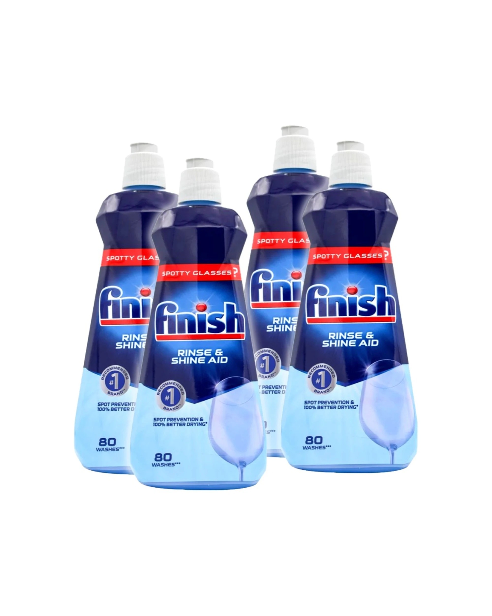 1 Finish Rinse And Shine Aid 400ml Dishwashing Spot Prevention Up To 130Washes, 1 of 3