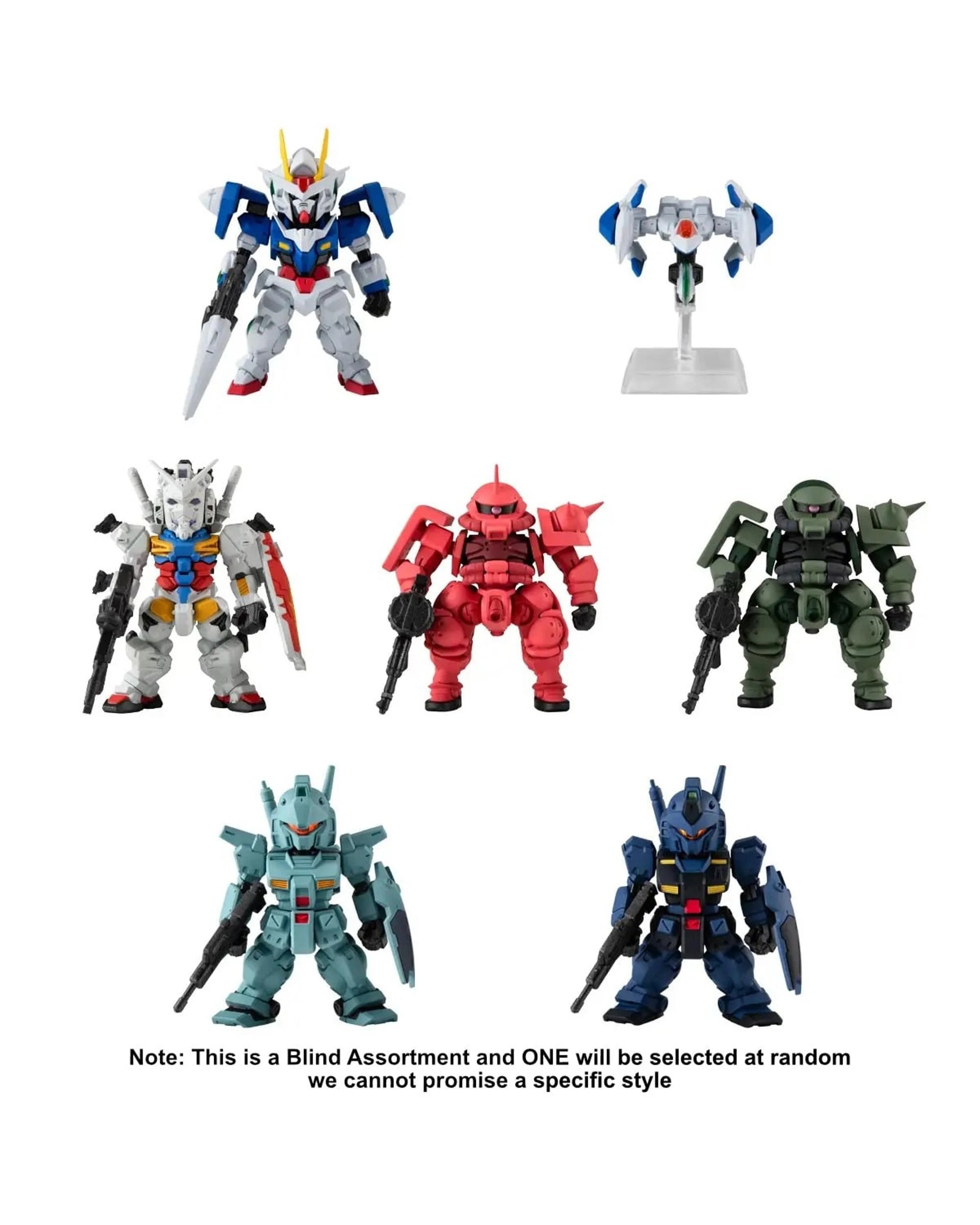 3 Bandai Shokugan Gundam Fusion Works Gundam Converge #28 Assortment, 3 of 10