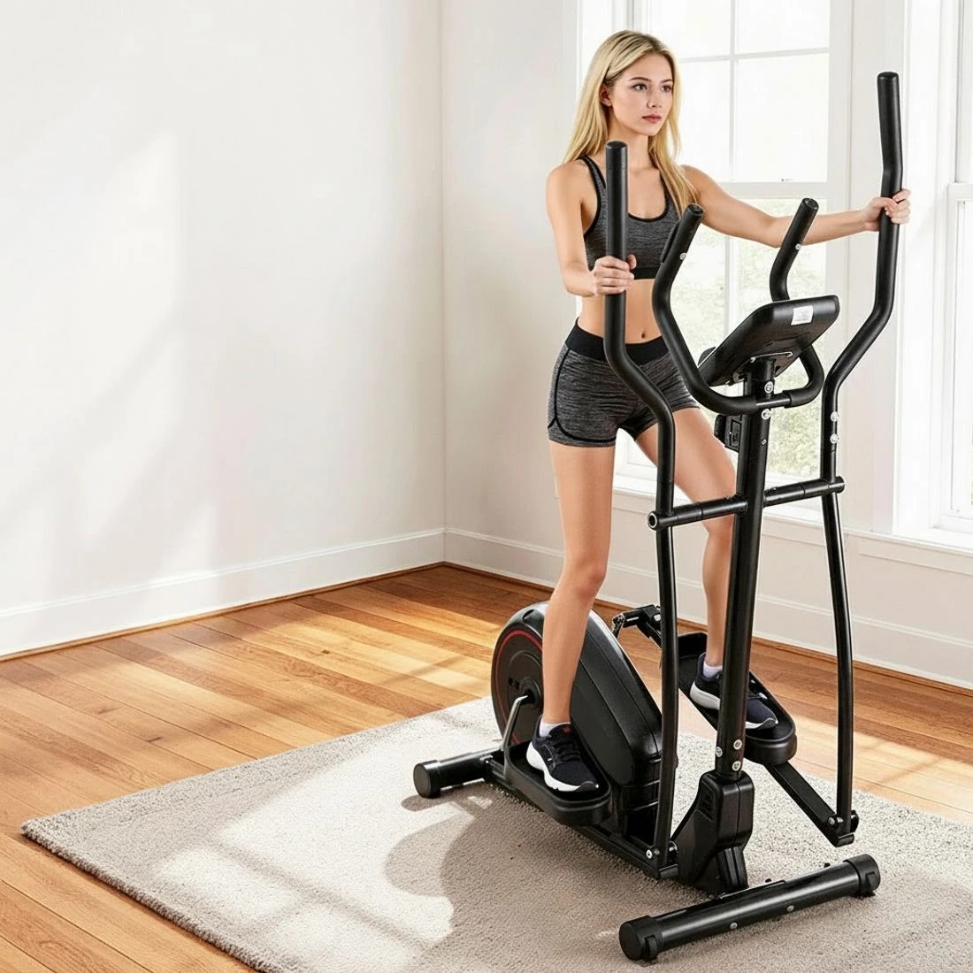 9 Everfit Exercise Bike - Black, 9 of 9