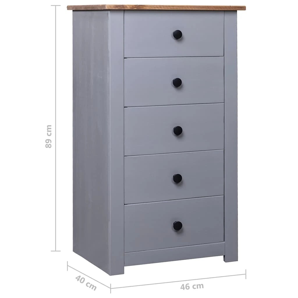 9 vidaXL sideboard, sideboards Ample Storage - Grey, 9 of 10