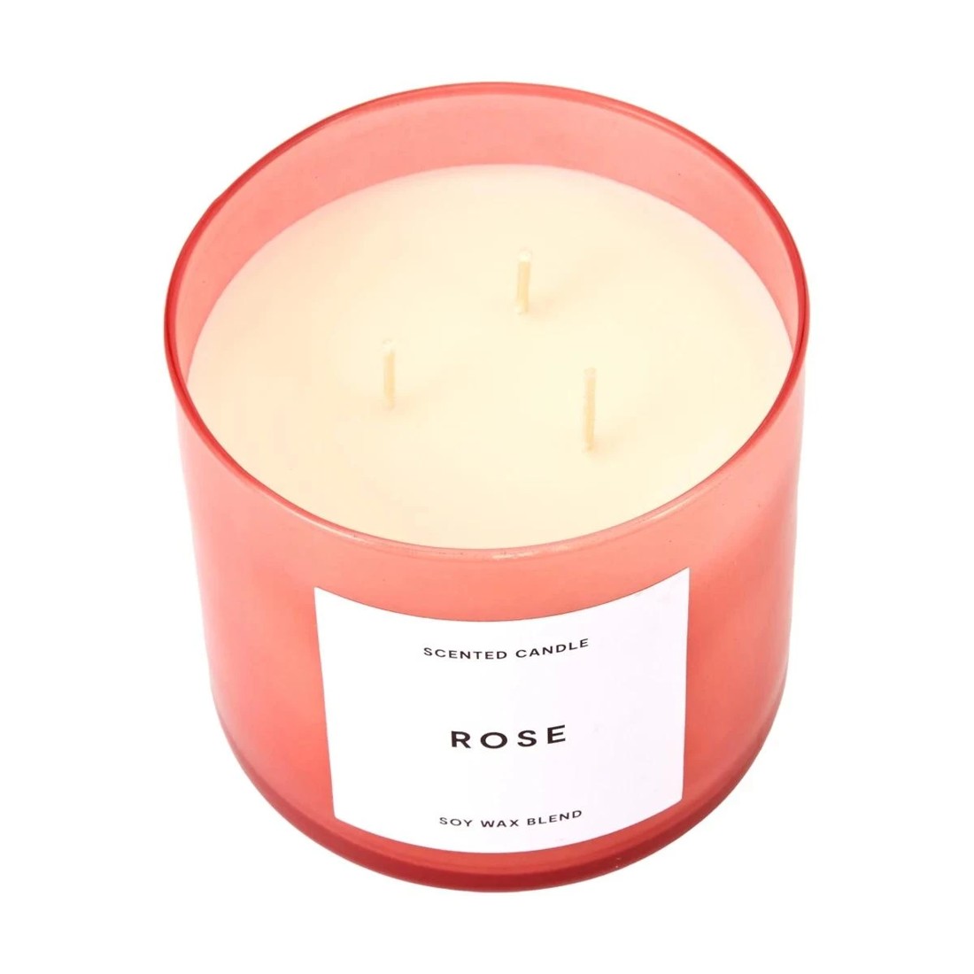 2 Rose Inspired Glass Candle, 2 of 4