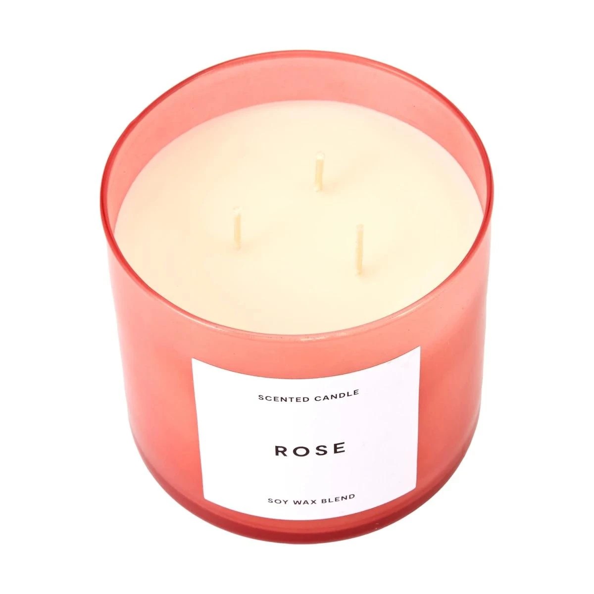 2 Rose Inspired Glass Candle, 2 of 4