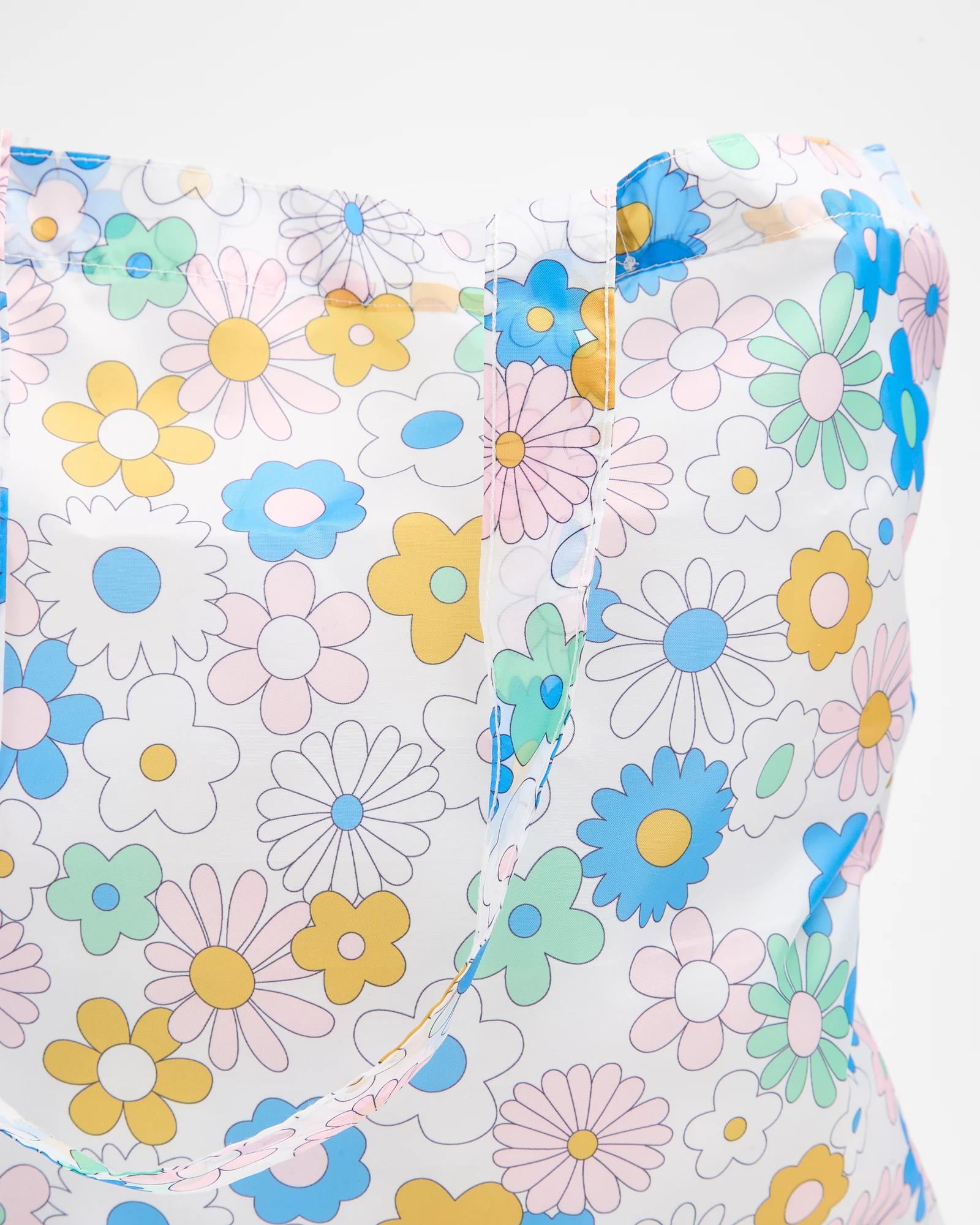 2 Target Fold Up Shopper Tote Bag RETRO FLORAL, 2 of 3