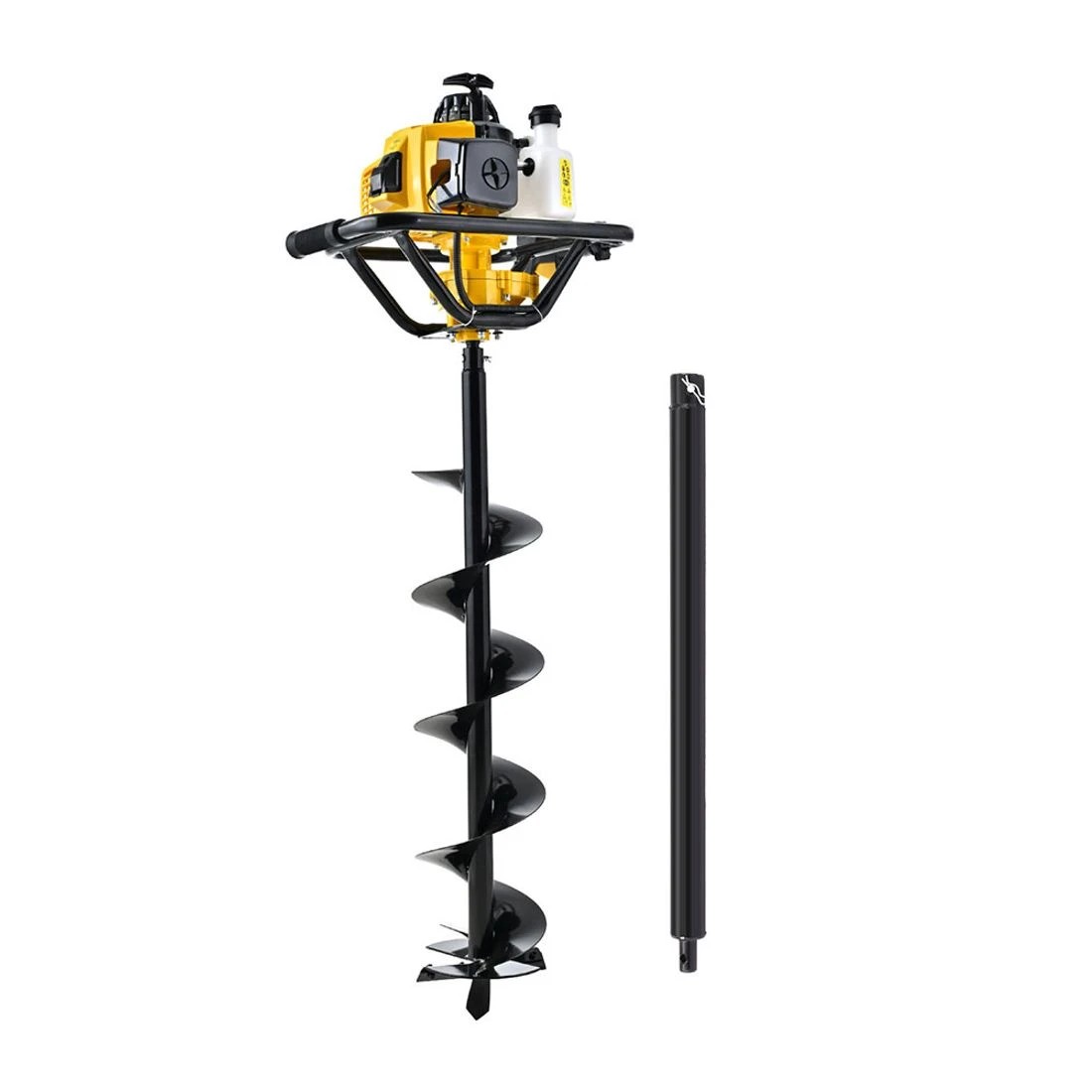 3 Giantz Post Hole Digger 200mm Petrol Drill Auger Extension Bits - Multi, 3 of 7