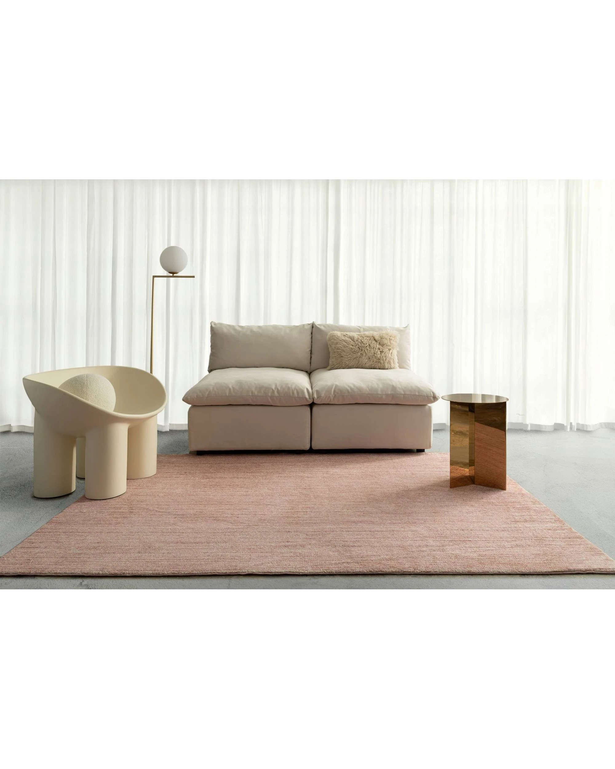 2 Loopsie Ama Distressed Washable Rug-330cm x 240cm - Pink, 2 of 6