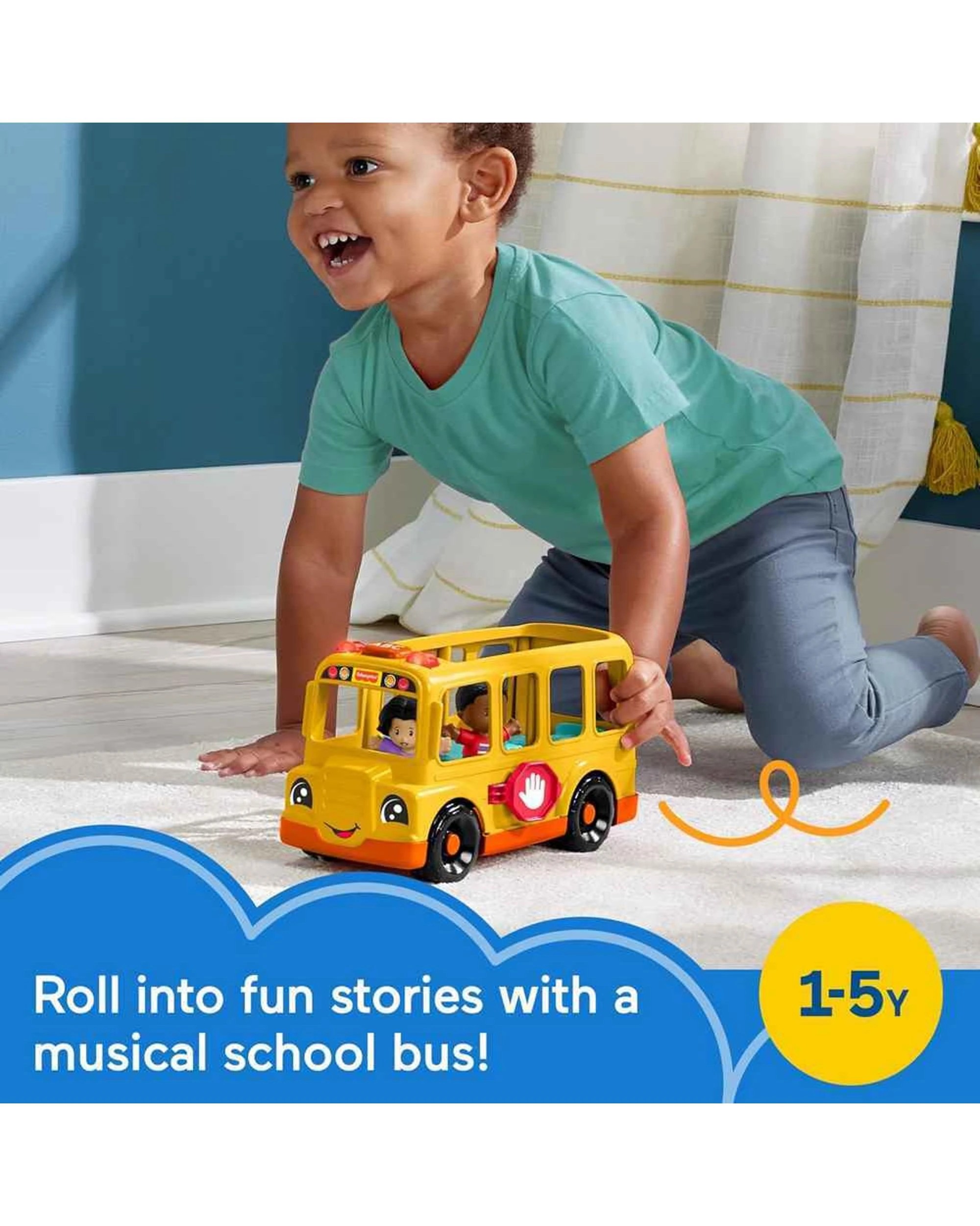 2 Fisher-Price Little People School Bus Playset, 2 of 7