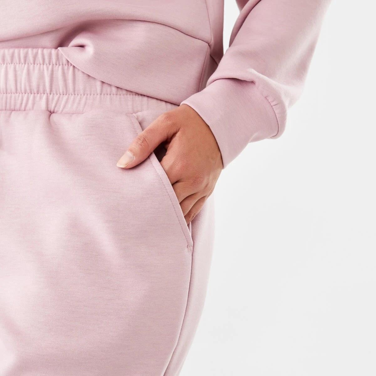 6 Everlast Womens Scuba Trackpants Dusty Pink, 6 of 7