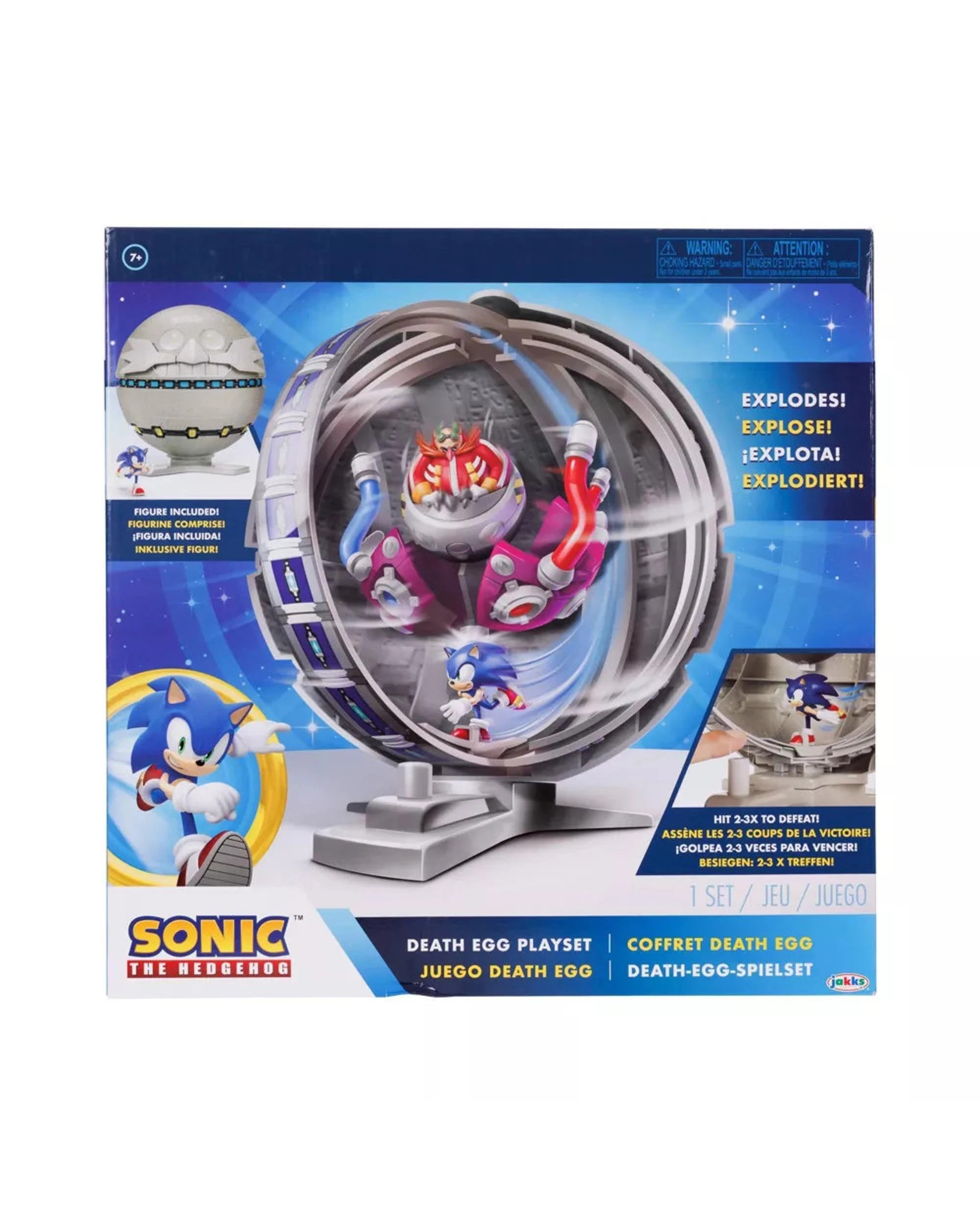 1 Sonic The Hedgehog 2.5 inch Figures Death Egg Playset, 1 of 9