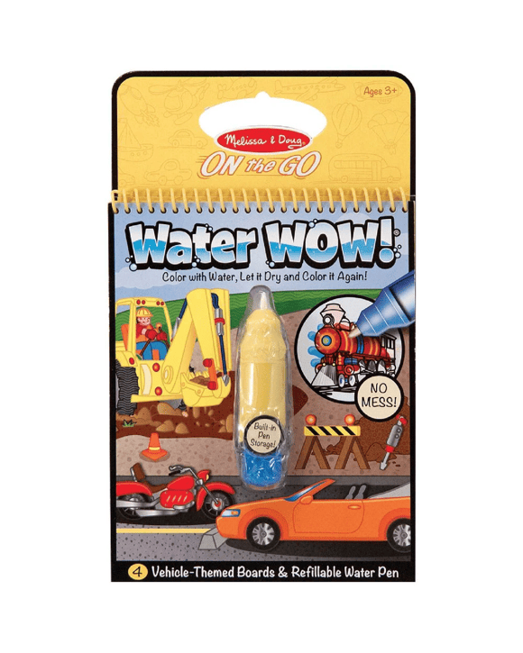 Melissa & Doug Bloc Water WOW Parfumé – Coloriage à L’eau Sur 5 Pages Fruits – Stylo Réutilisable – Idéal Voyage