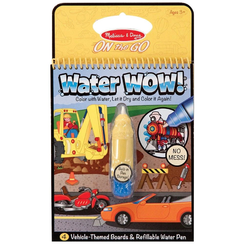 1 Melissa & Doug On the Go Water Wow Book Vehicles, 1 of 1