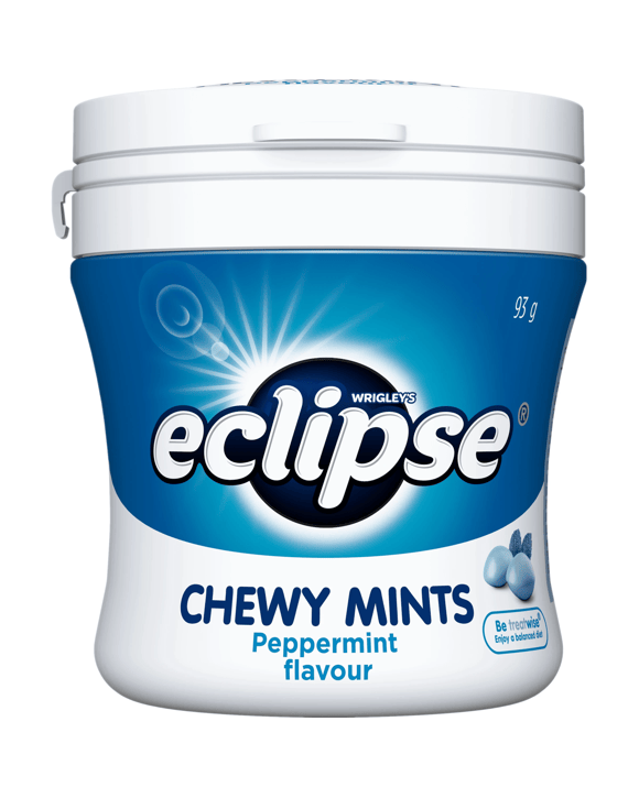 Wrigley's Eclipse Chewy Bottle Peppermint Flavour 93g
