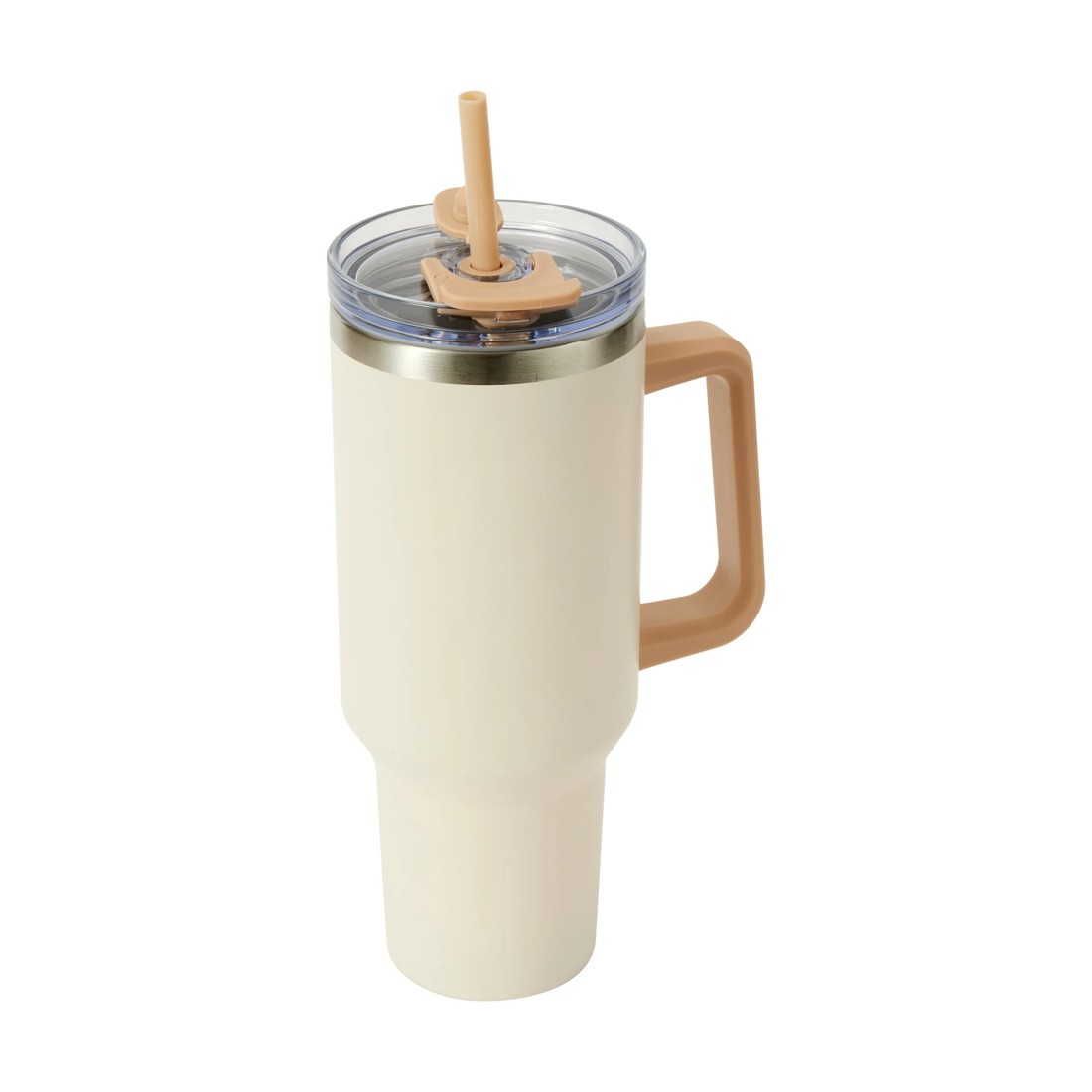 1 1.18L Cream Jumbo Tumbler with Handle, 1 of 7