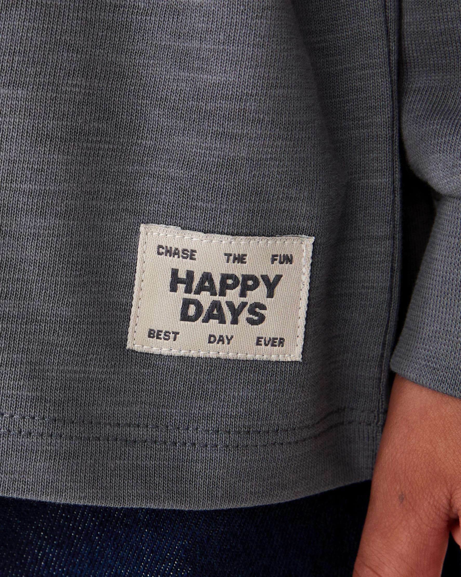 4 Long Sleeve Textured T-shirt Gry Castle, 4 of 6