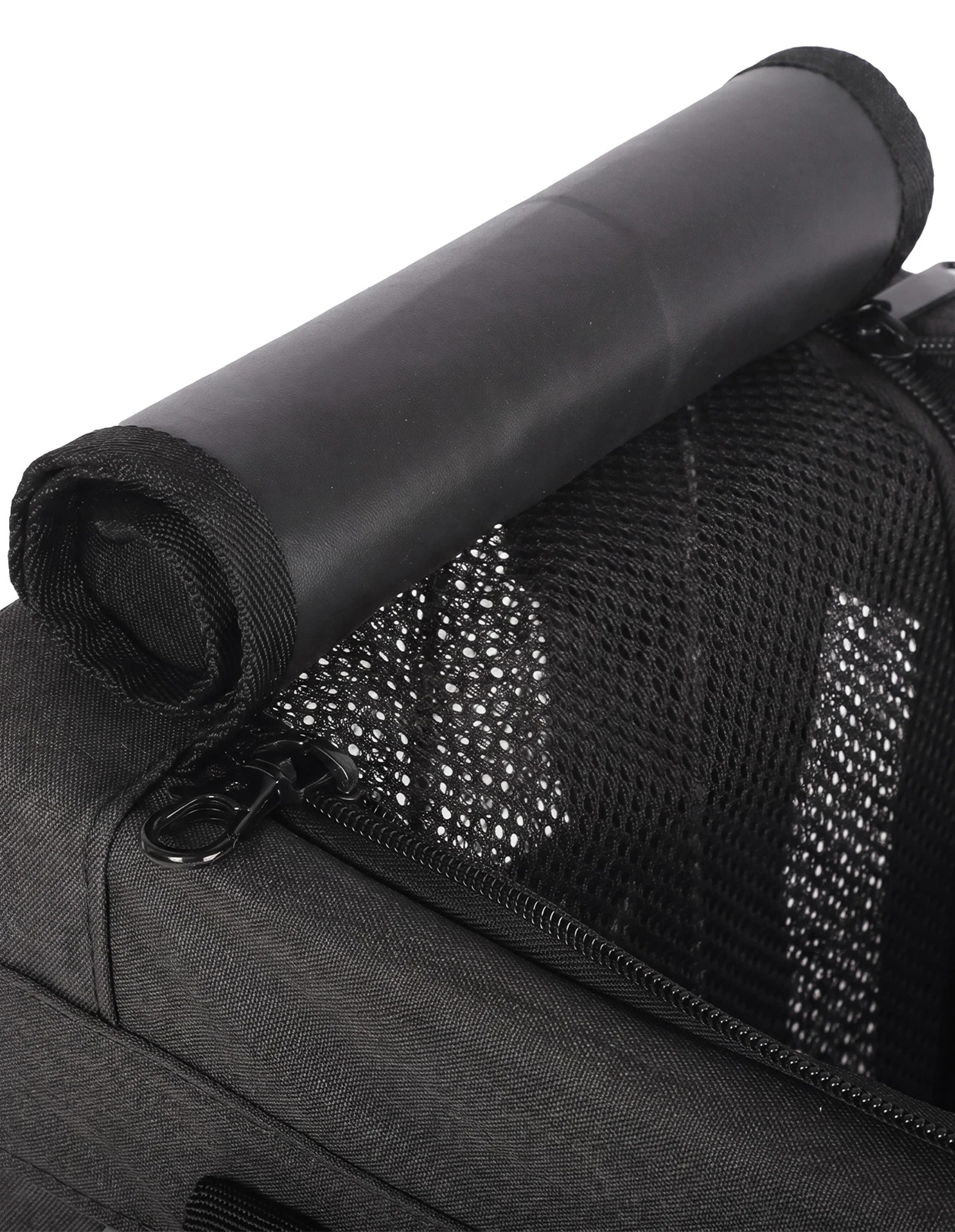 6 Pawz Cat Carrier Airline Under-Seat Pet Carrier 5mm Frame Black Oxford, 6 of 8
