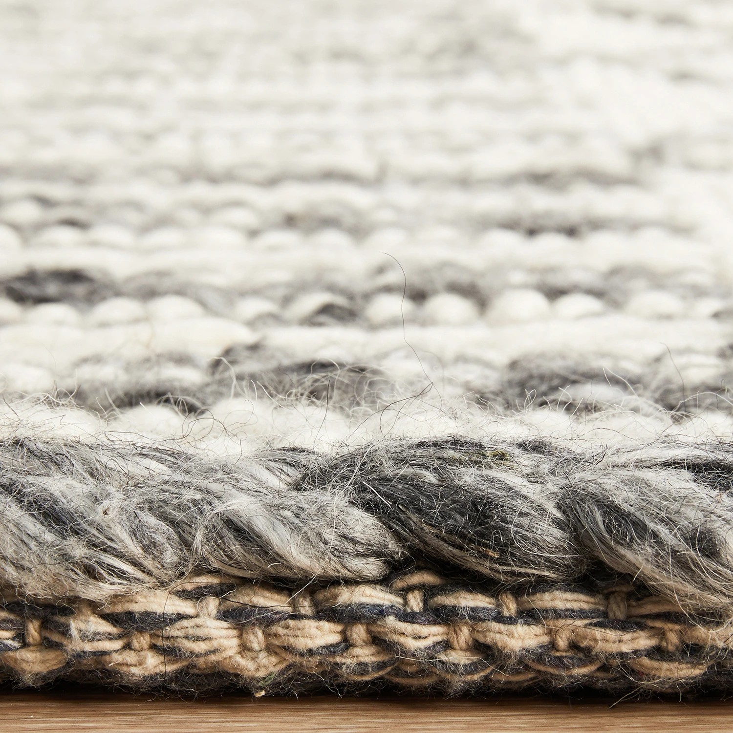 7 Common Ground Rugs Nordica 316 320x230cm - Extra Large Handmade Floor Rug - Grey, 7 of 7