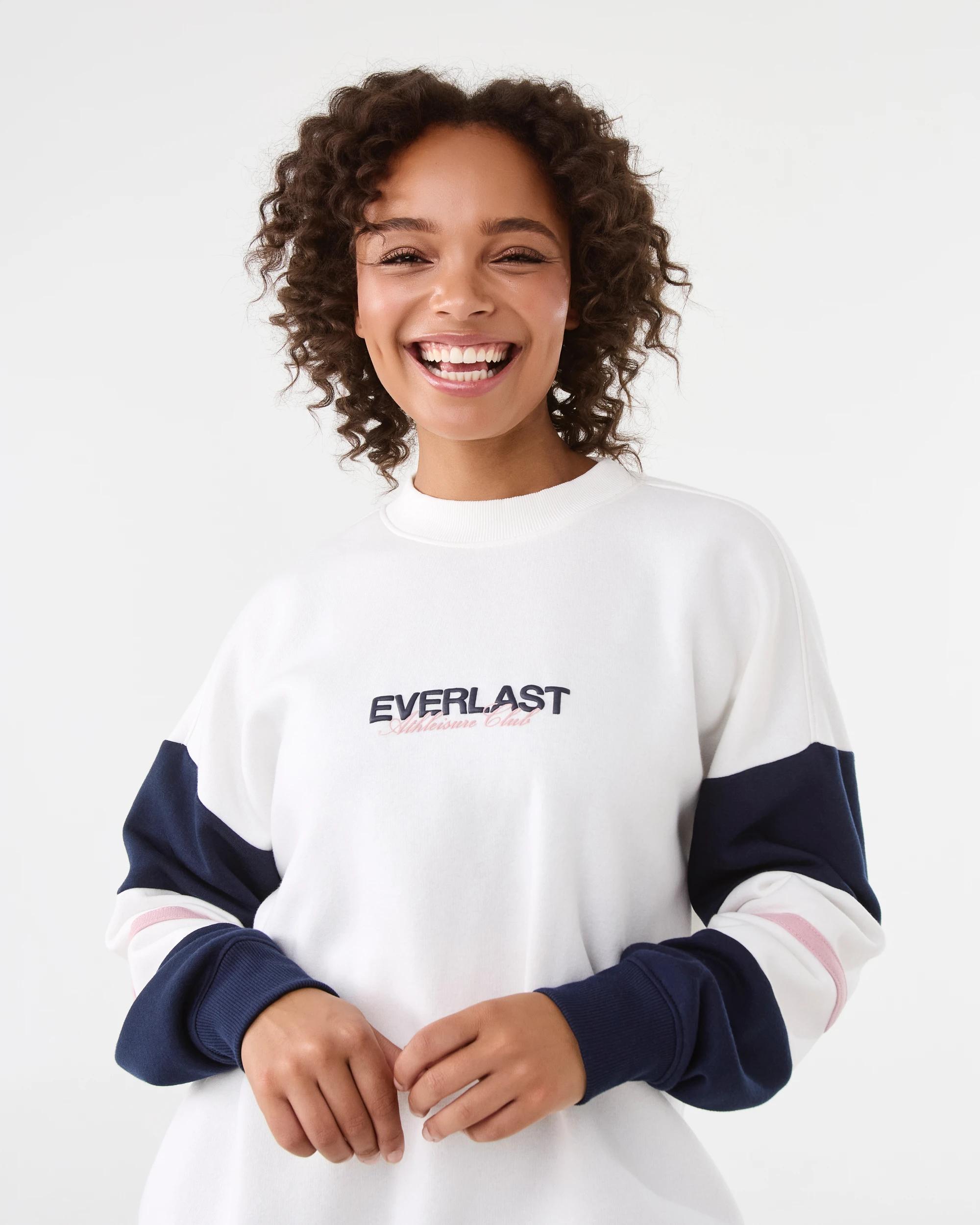 5 Everlast Womens Colourblock Sweatshirt Mrshmallow, 5 of 7