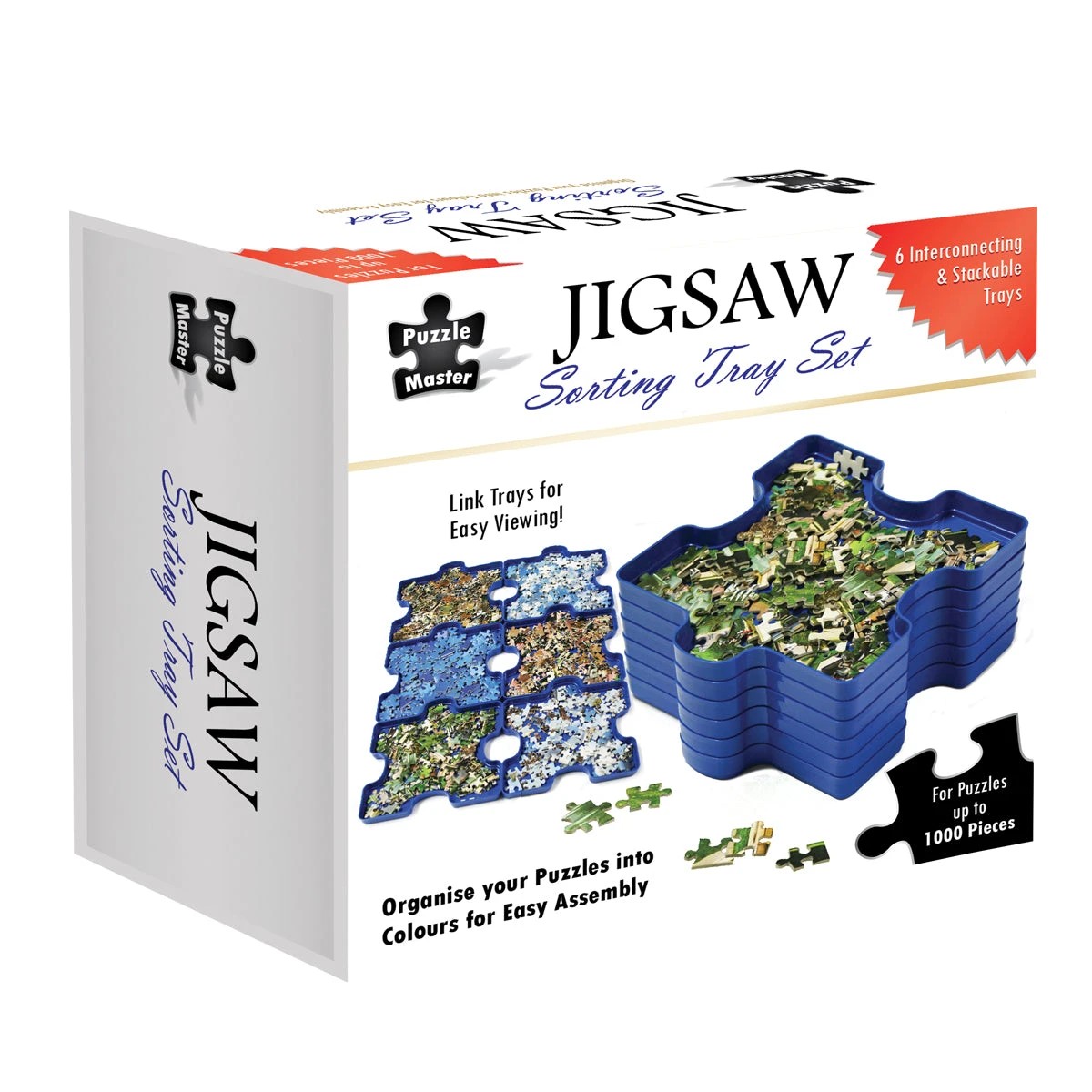 2 Puzzle Master Jigsaw Sorting Tray Set, 2 of 6