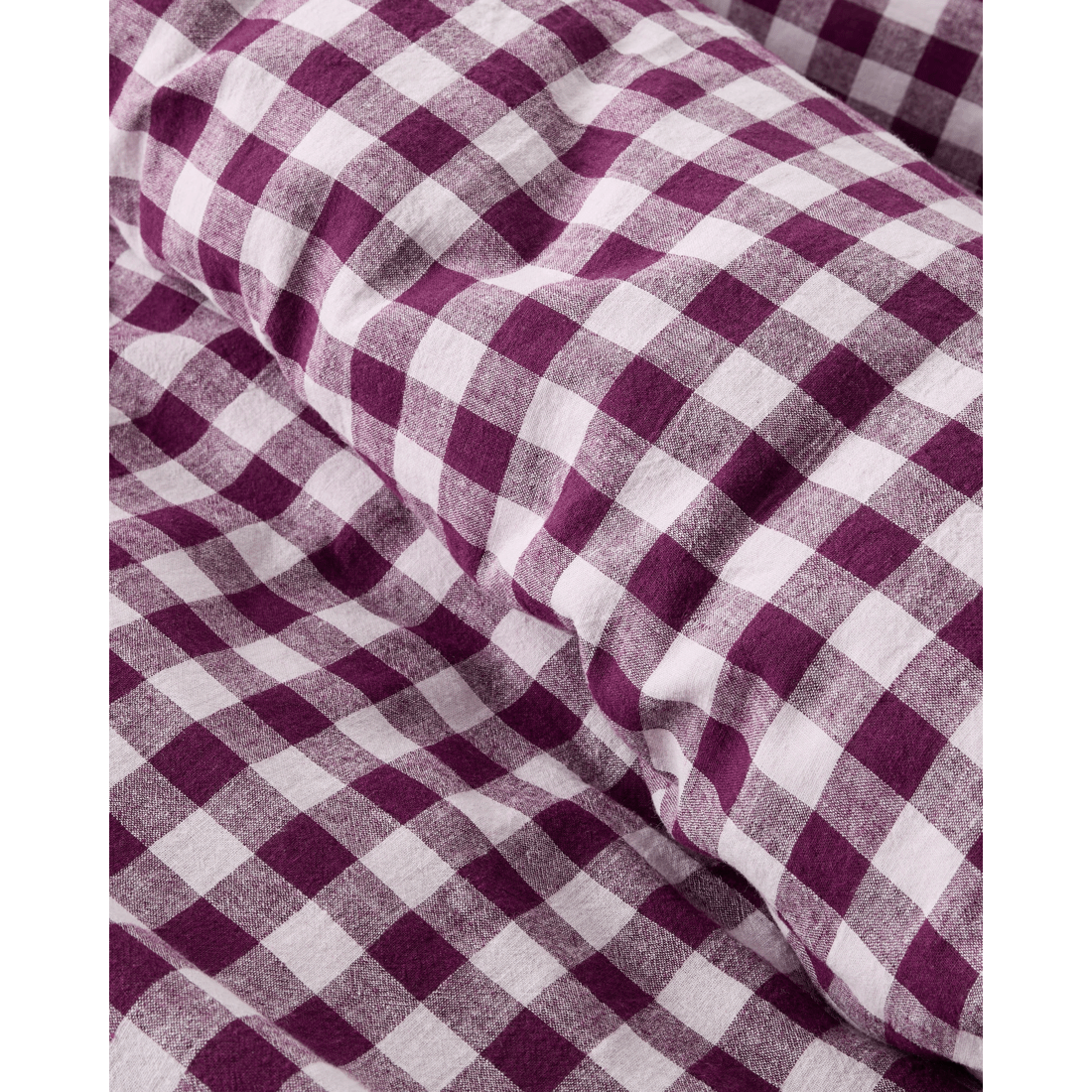 3 Target Darby Gingham Linen/cotton Quilt Cover Set
 - Queen Bed
 - Purple, 3 of 3