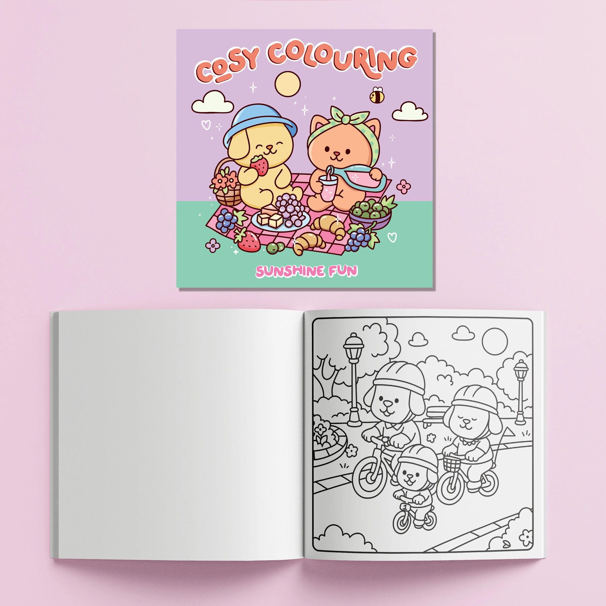 6 Cosy Colouring Summer Days Ultimate Kit Carry Case, 6 of 7