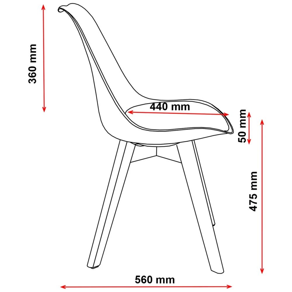 10 J.Burrows Newbury Chair V2 Commercial Grade White, 10 of 10