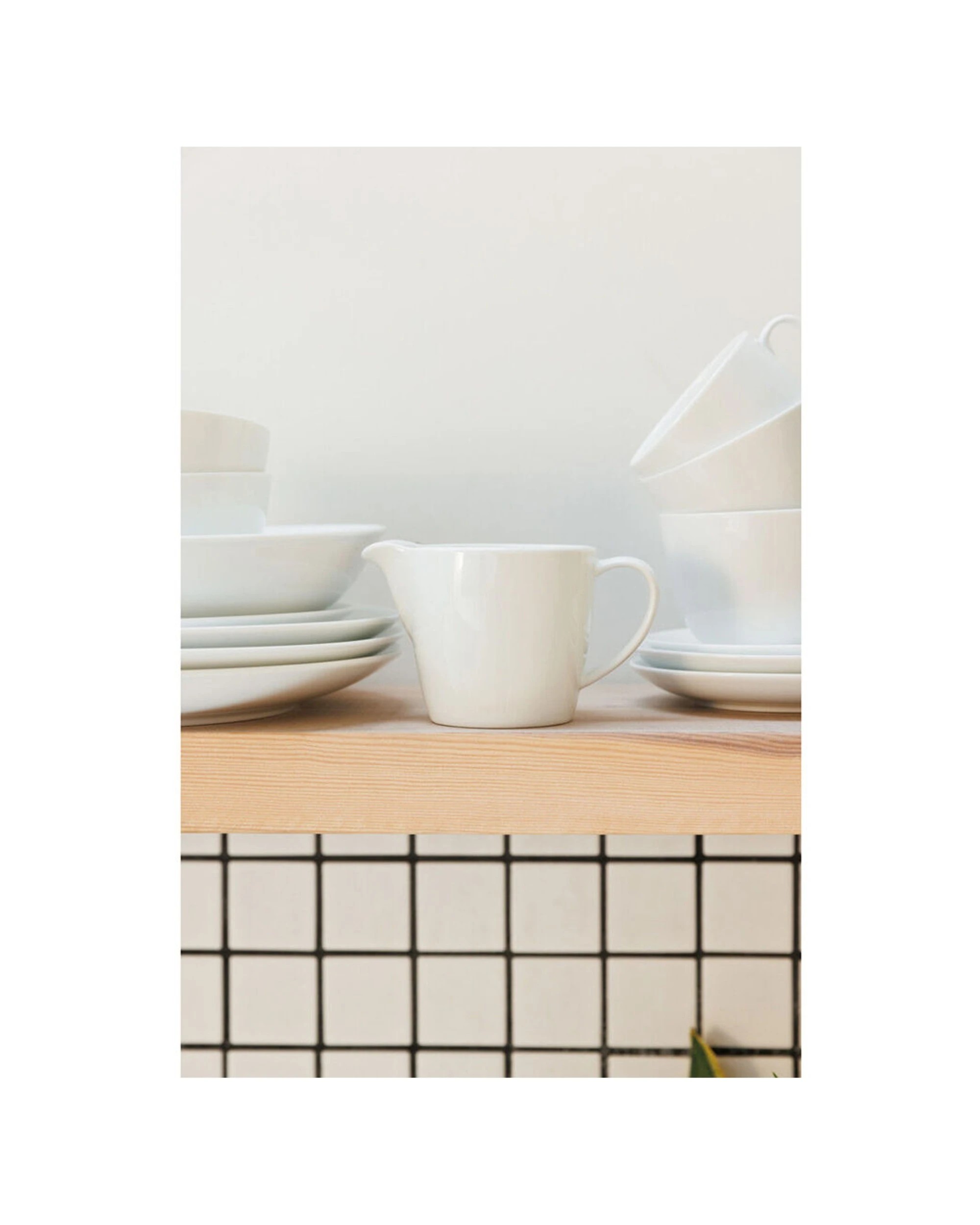 4 Mikasa Chalk Kitchen Porcelain Milk Jug 2pk 270ml - White, 4 of 6