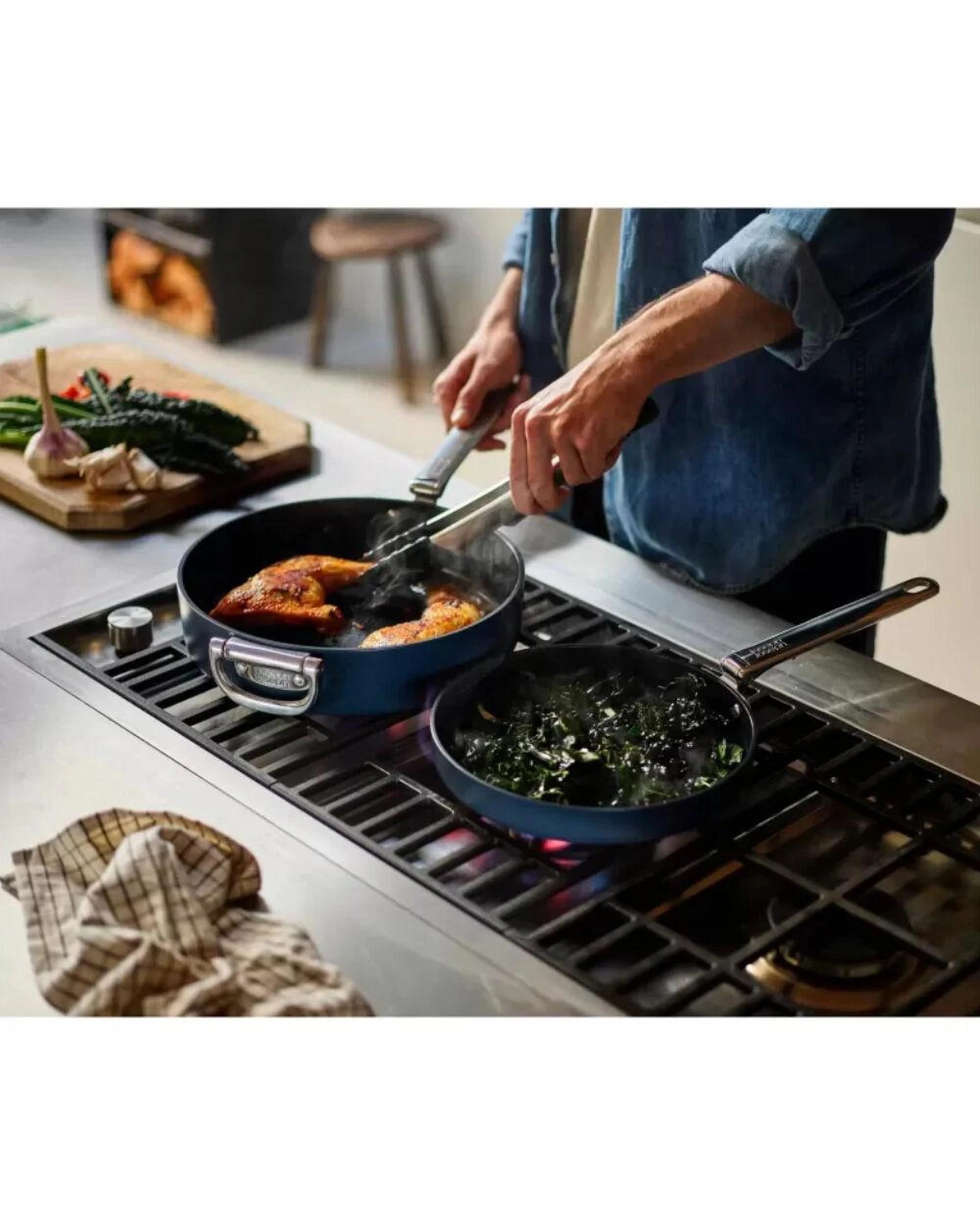 3 Joseph Joseph Space Non Stick Frypan 20cm  8", 3 of 3