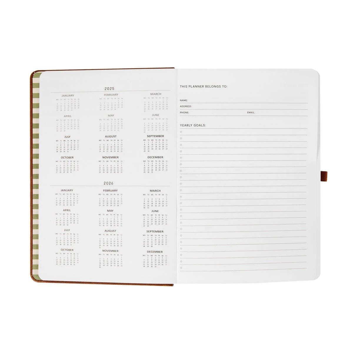 2 A5 2025/26 Diary - Tan, 2 of 7