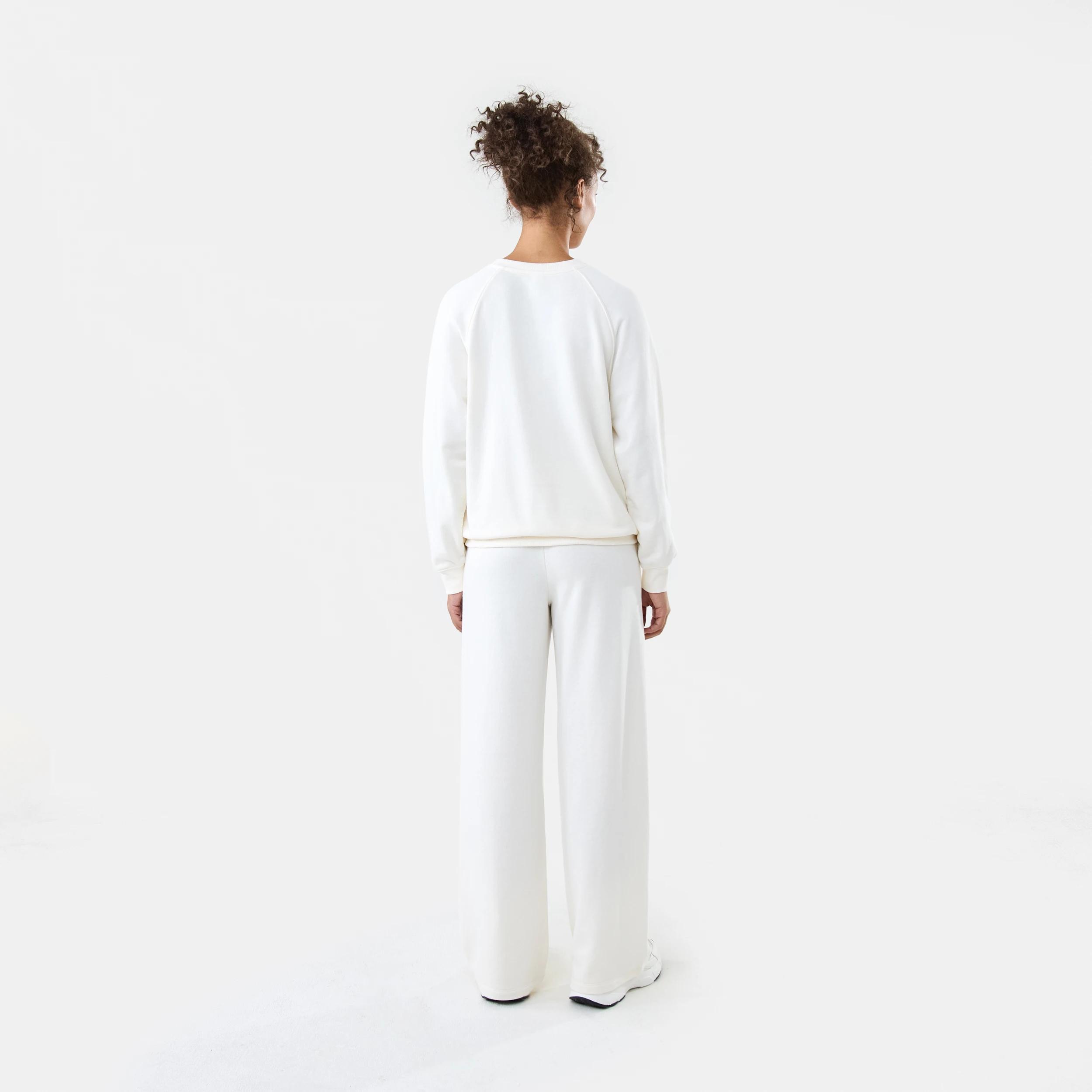 4 Active Womens French Terry Trackpants EGRET WHITE, 4 of 7