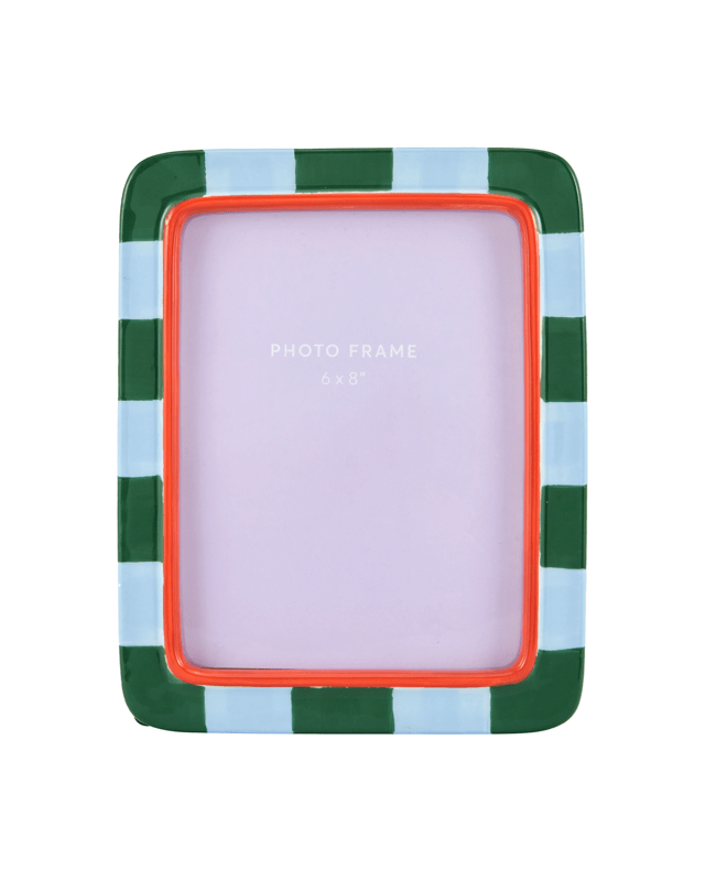 Ceramic Stripe Frame 6in. x 