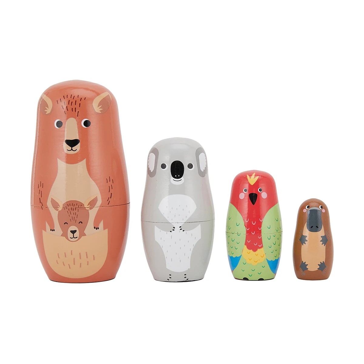2 4 Piece Nesting Animals, 2 of 10