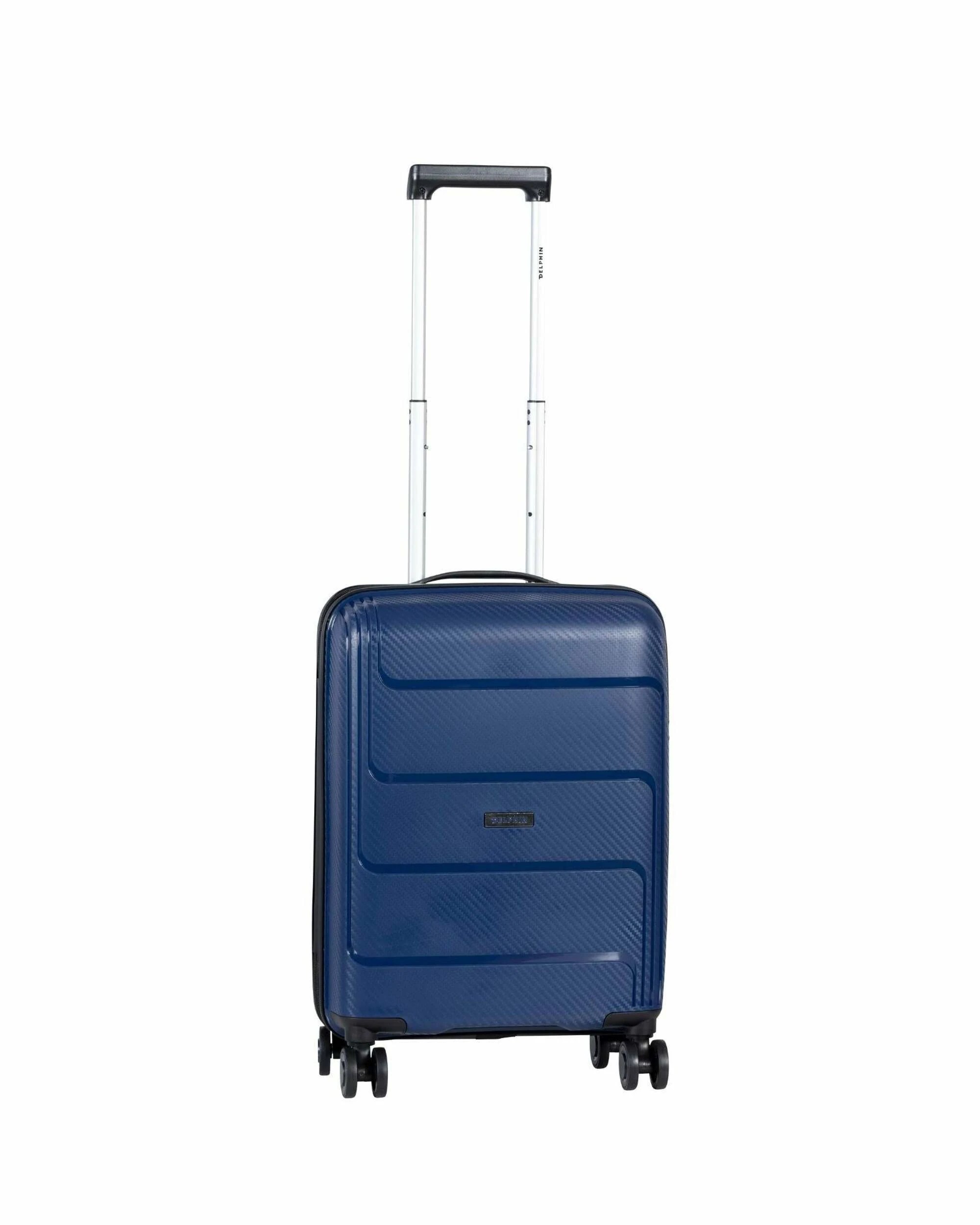 2 Delphin Verona Hardside Carry-On Spinner Suitcase - 55cm - Blue, 2 of 5