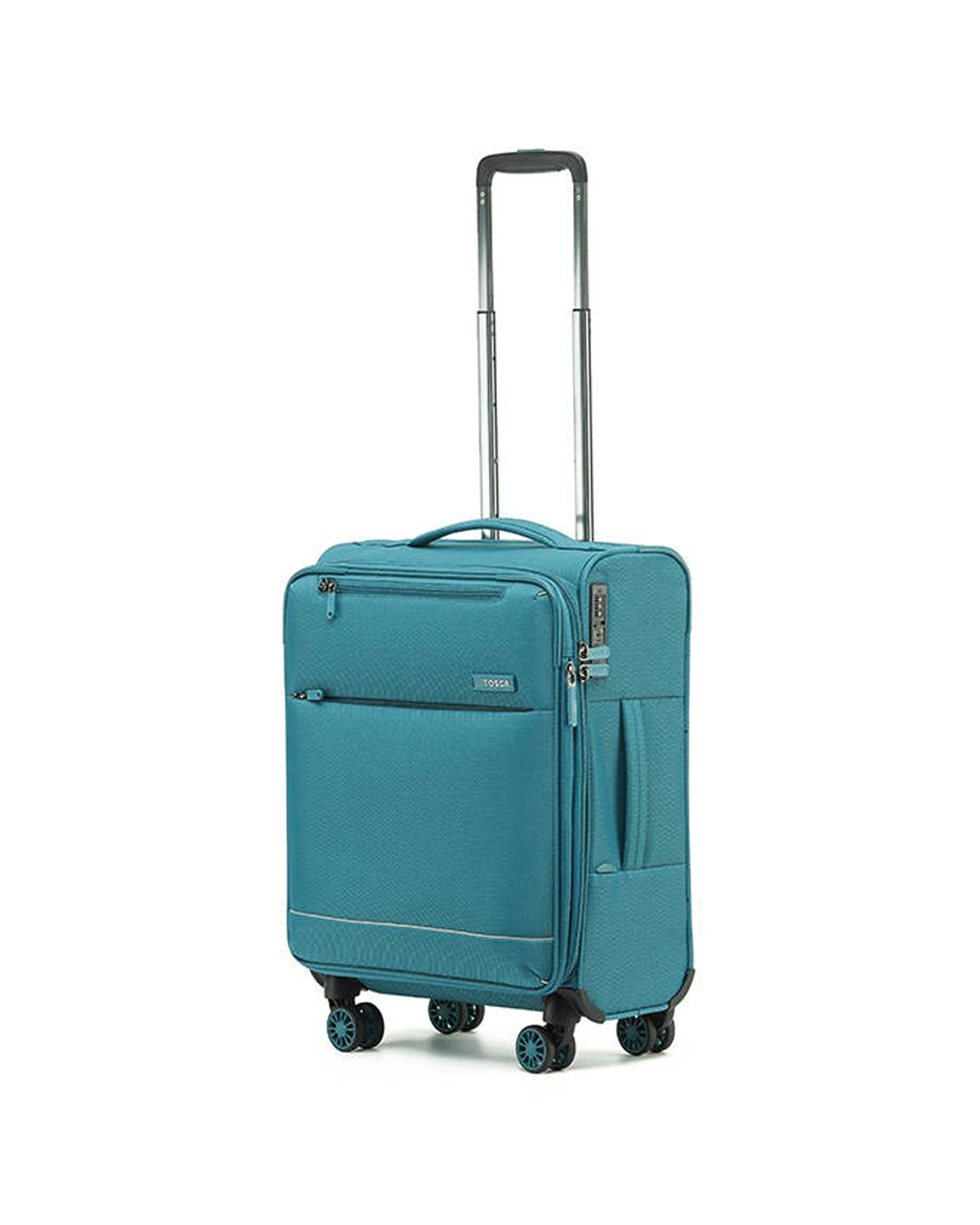 2 Tosca So-Lite 48L Suitcase Luggage Trolley - Blue, 2 of 5