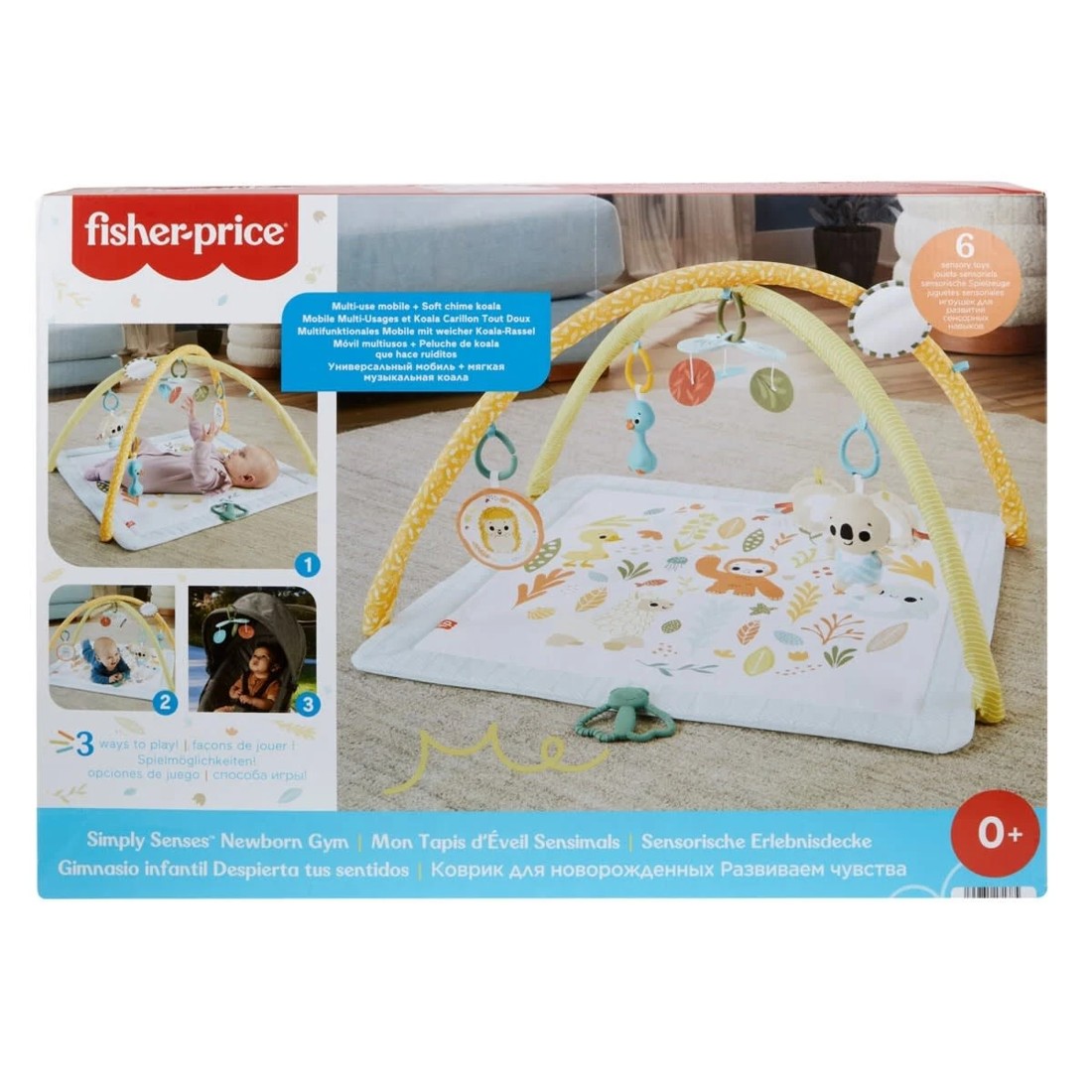 1 Fisher Price Simply Senses Newborn Gym, 1 of 7