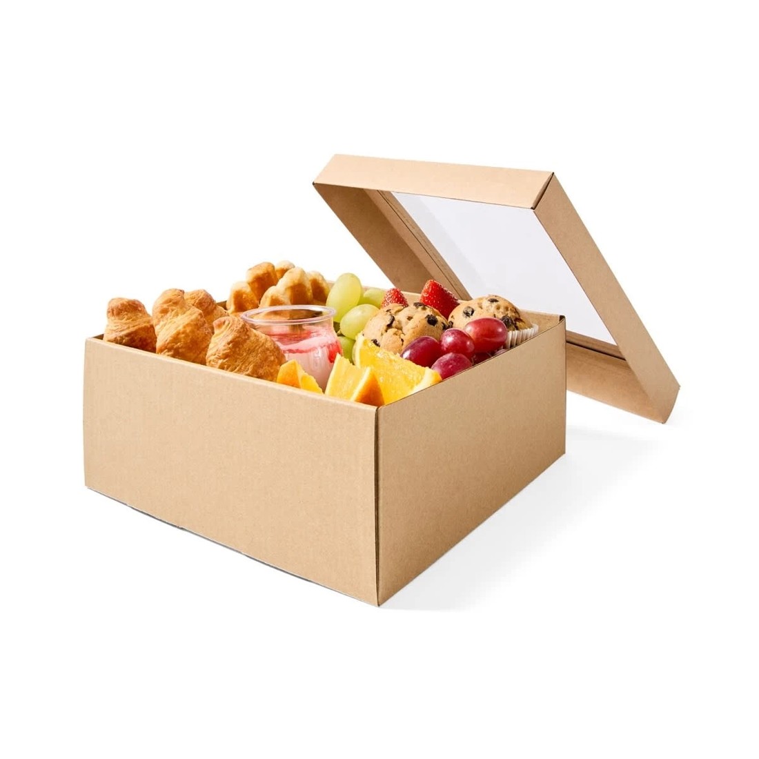 1 2 Pack Medium Square Grazing Boxes with Lids, 1 of 8