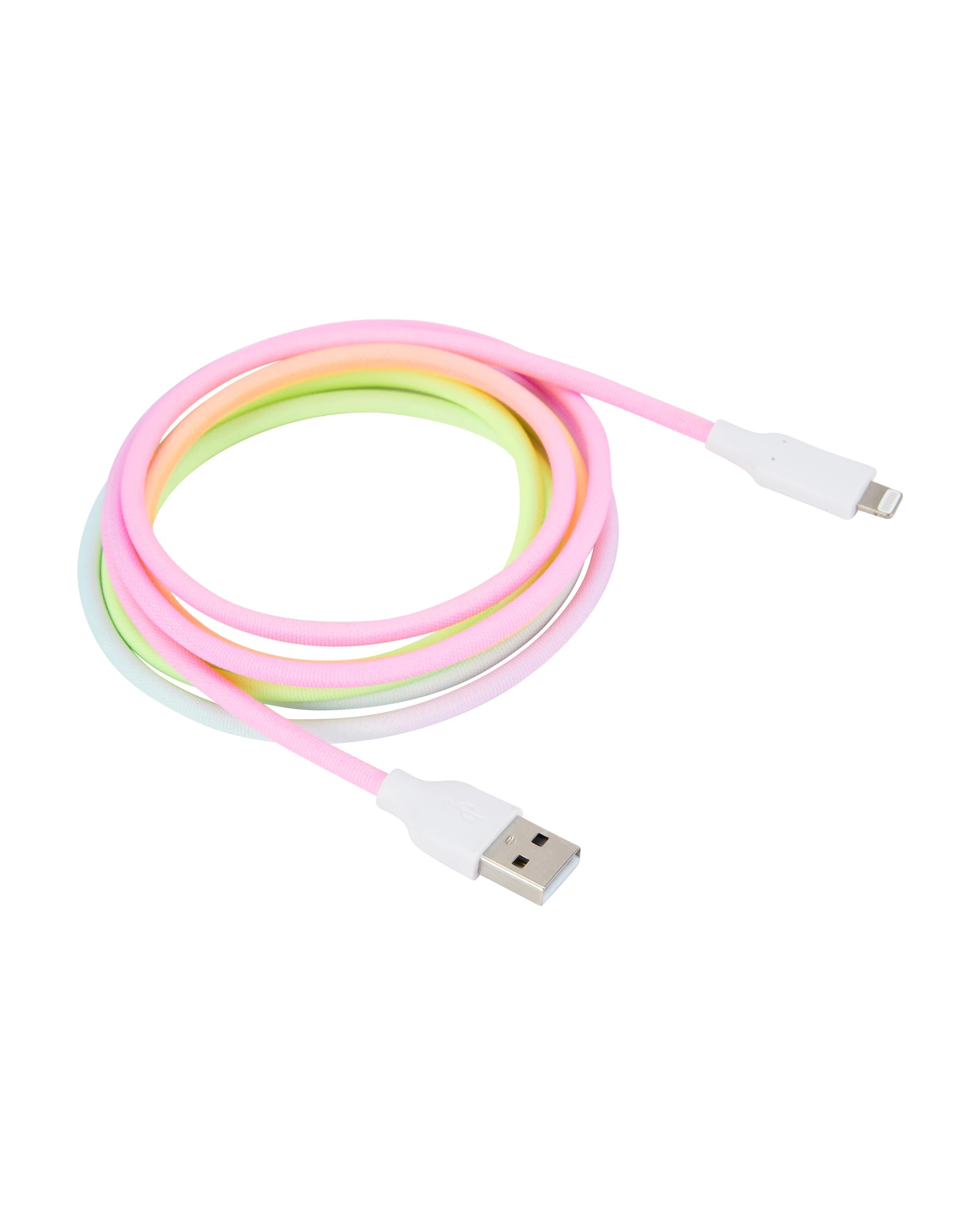 3 2m Lightning Cable - Pastel Rainbow, 3 of 4