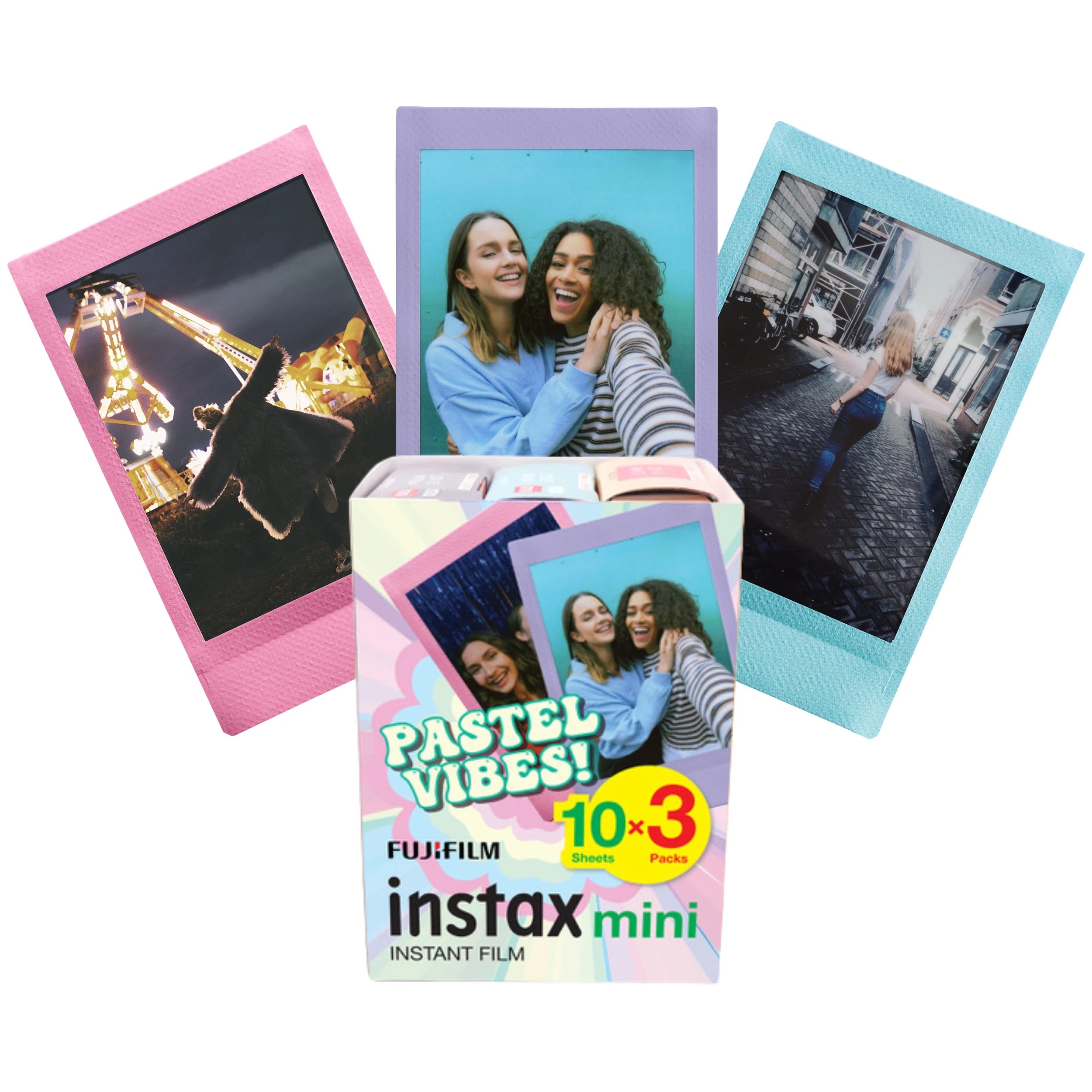 4 30 Pack Fujifilm Instax Mini Instant Film - Pastel Vibes, 4 of 4