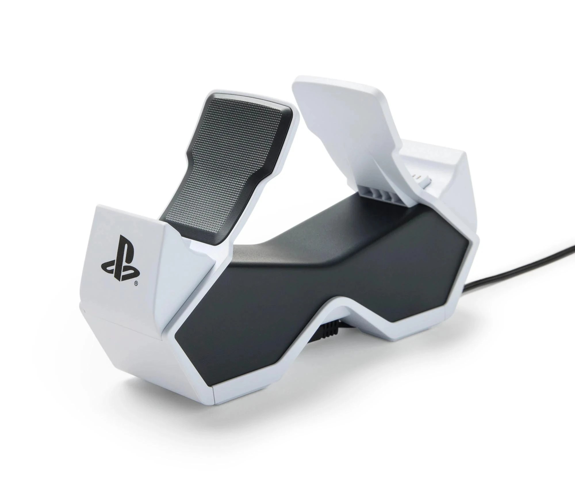 2 PowerA Twin Charging Station for PlayStation 5 DualSense Wireless Controllers - White, 2 of 10