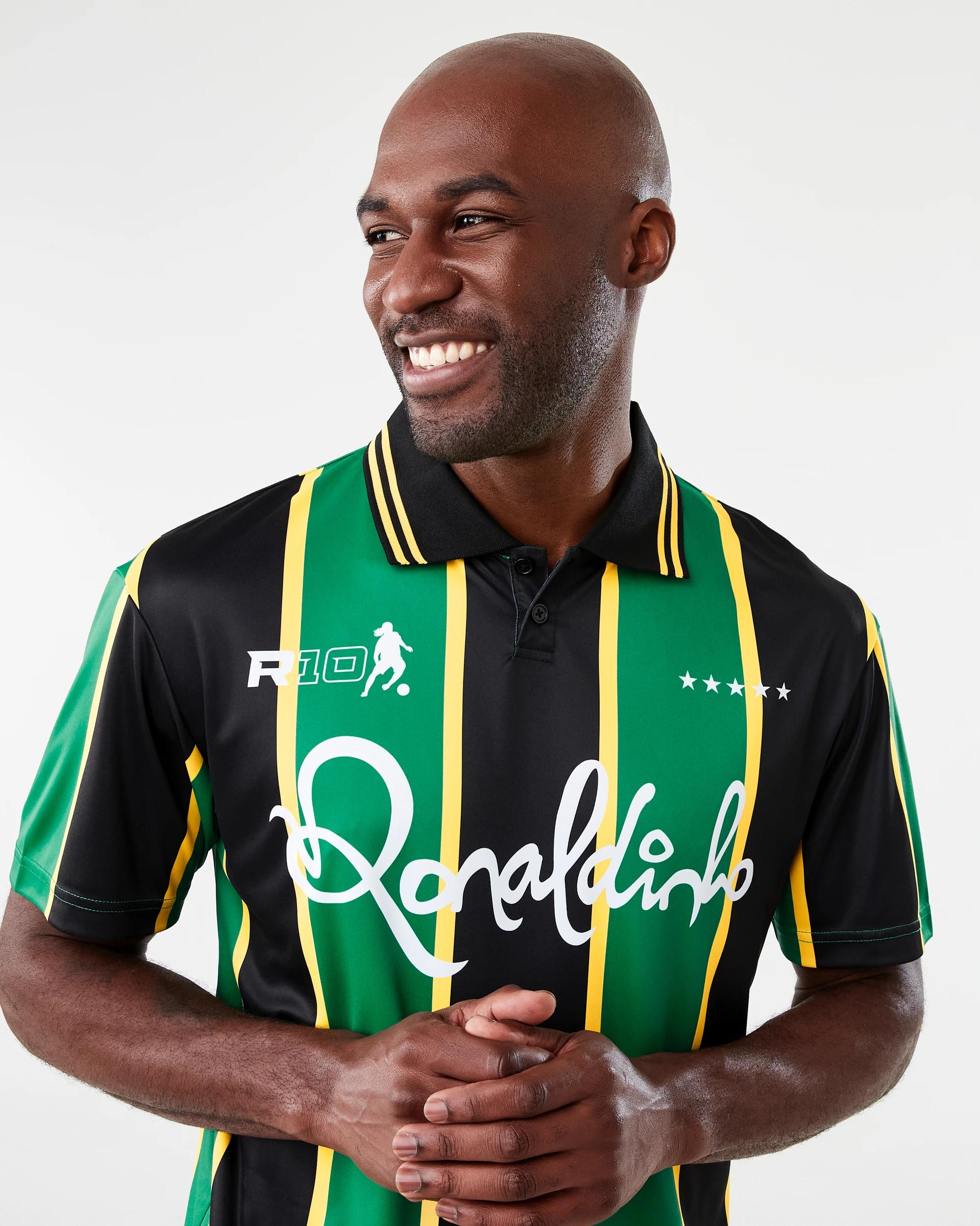 4 Ronaldinho Adult Jersey Black, 4 of 8