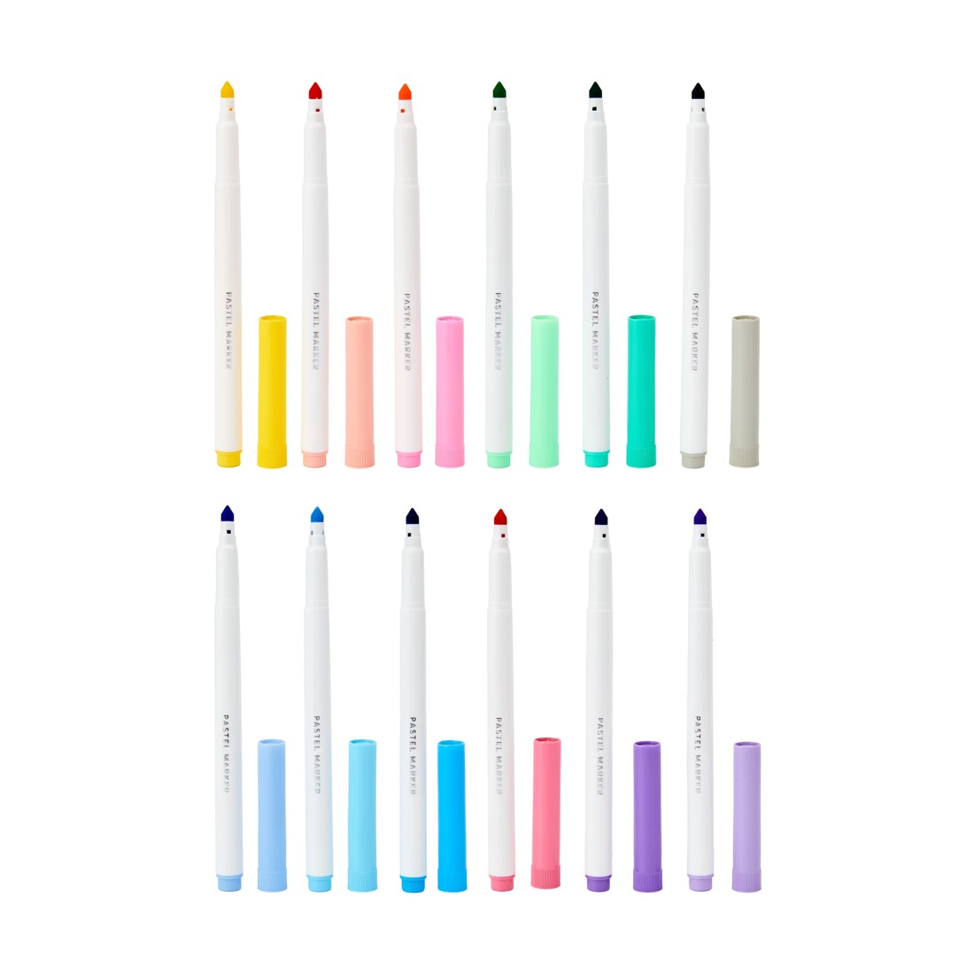 3 12 Pack Pastel Colour Markers, 3 of 3