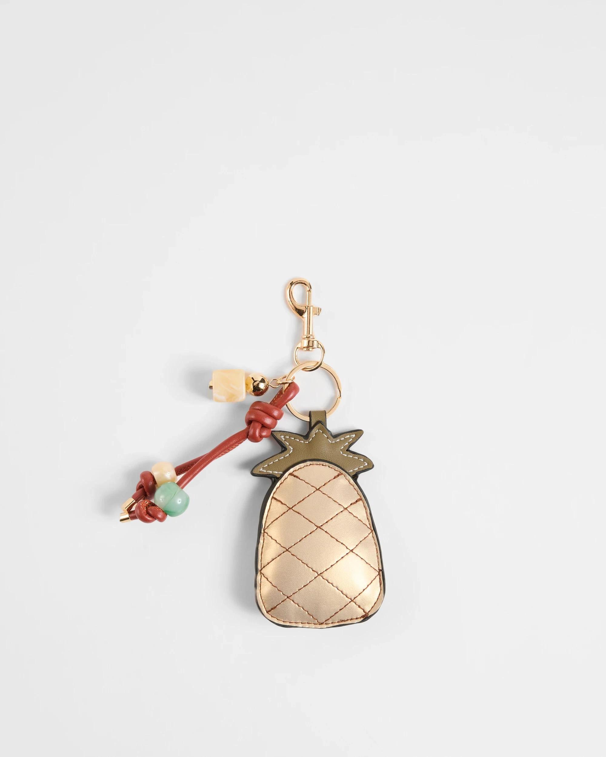 1 Target Womens Tropical Banana Bag Charm PINEAPPLE, 1 of 1